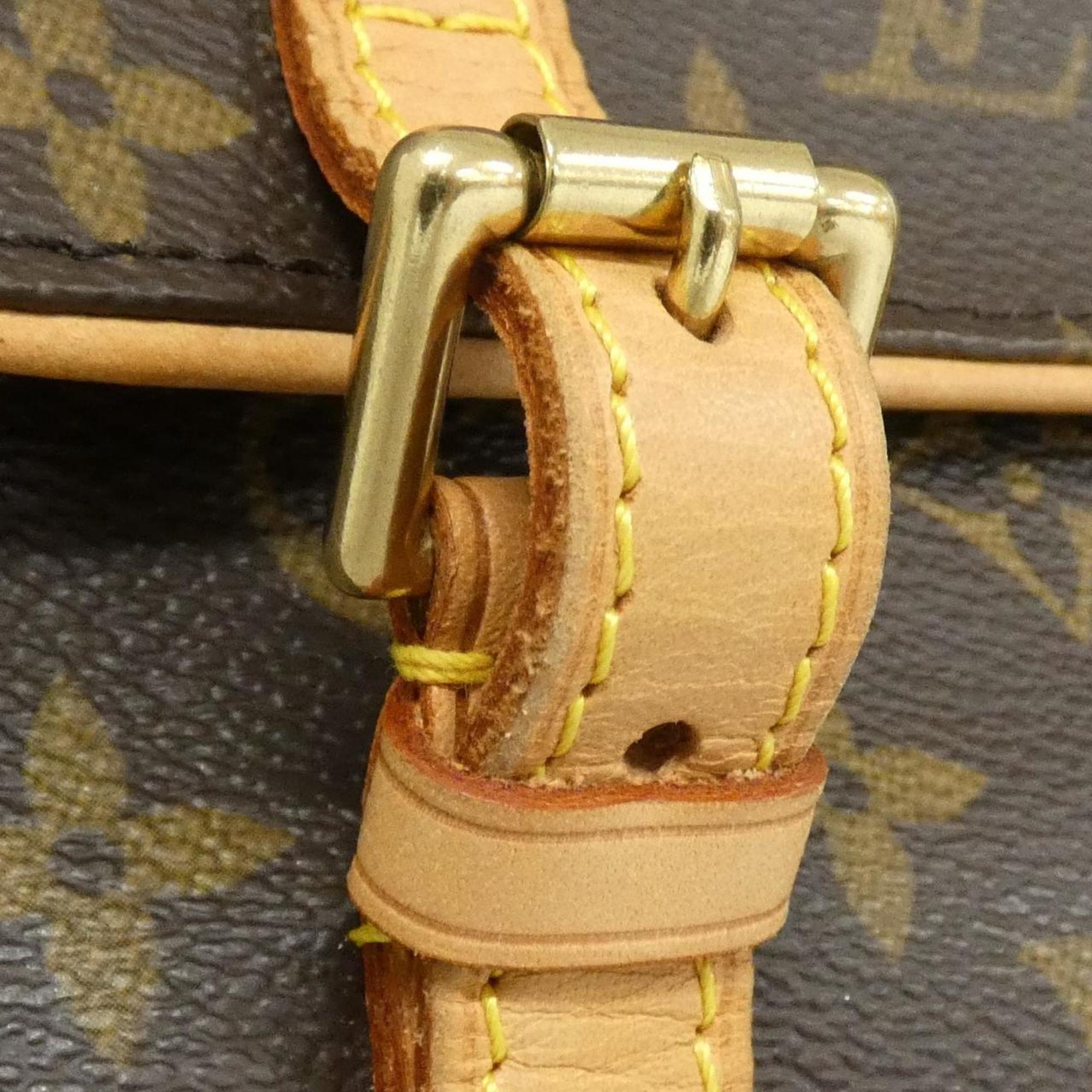 Louis Vuitton Marron Coated Canvas Backpack (Pre-Owned)