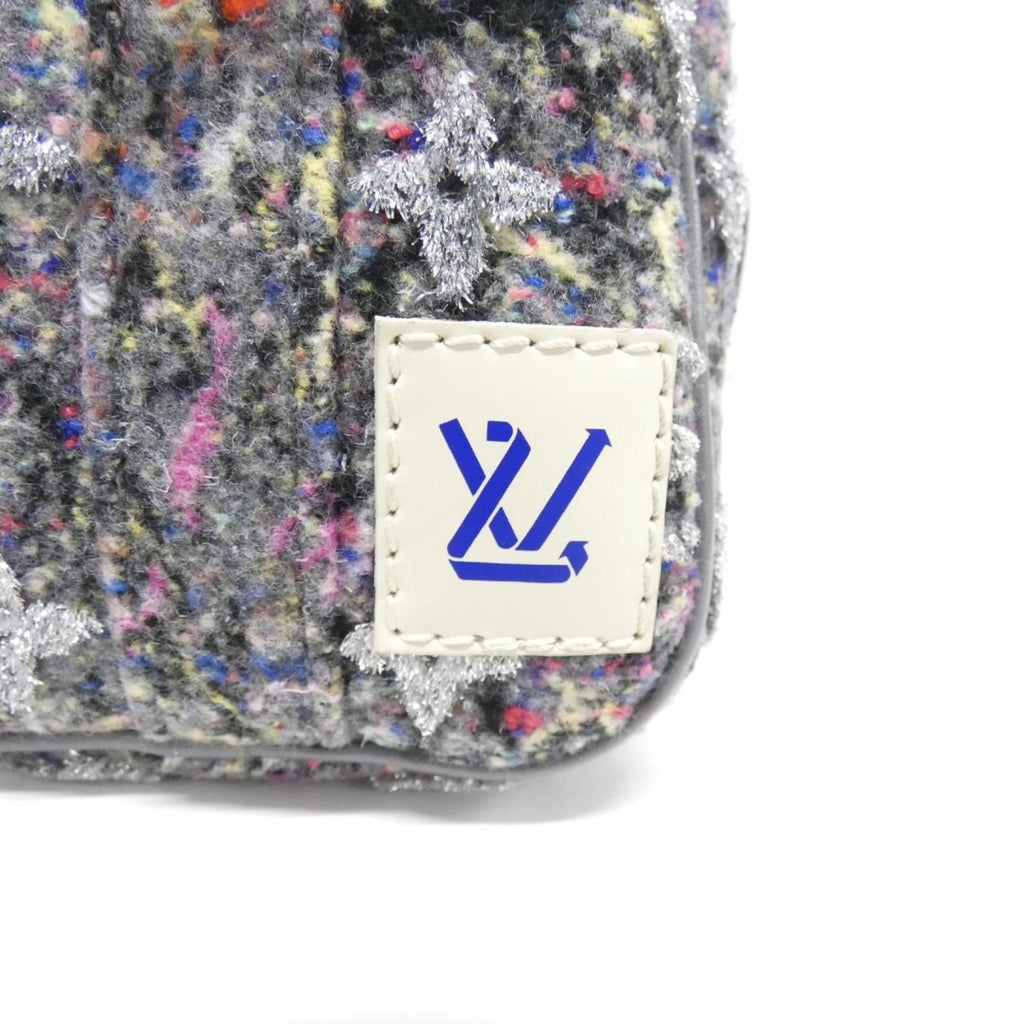 Louis Vuitton Gray Felt Wool Boston Bag (Pre-Owned)
