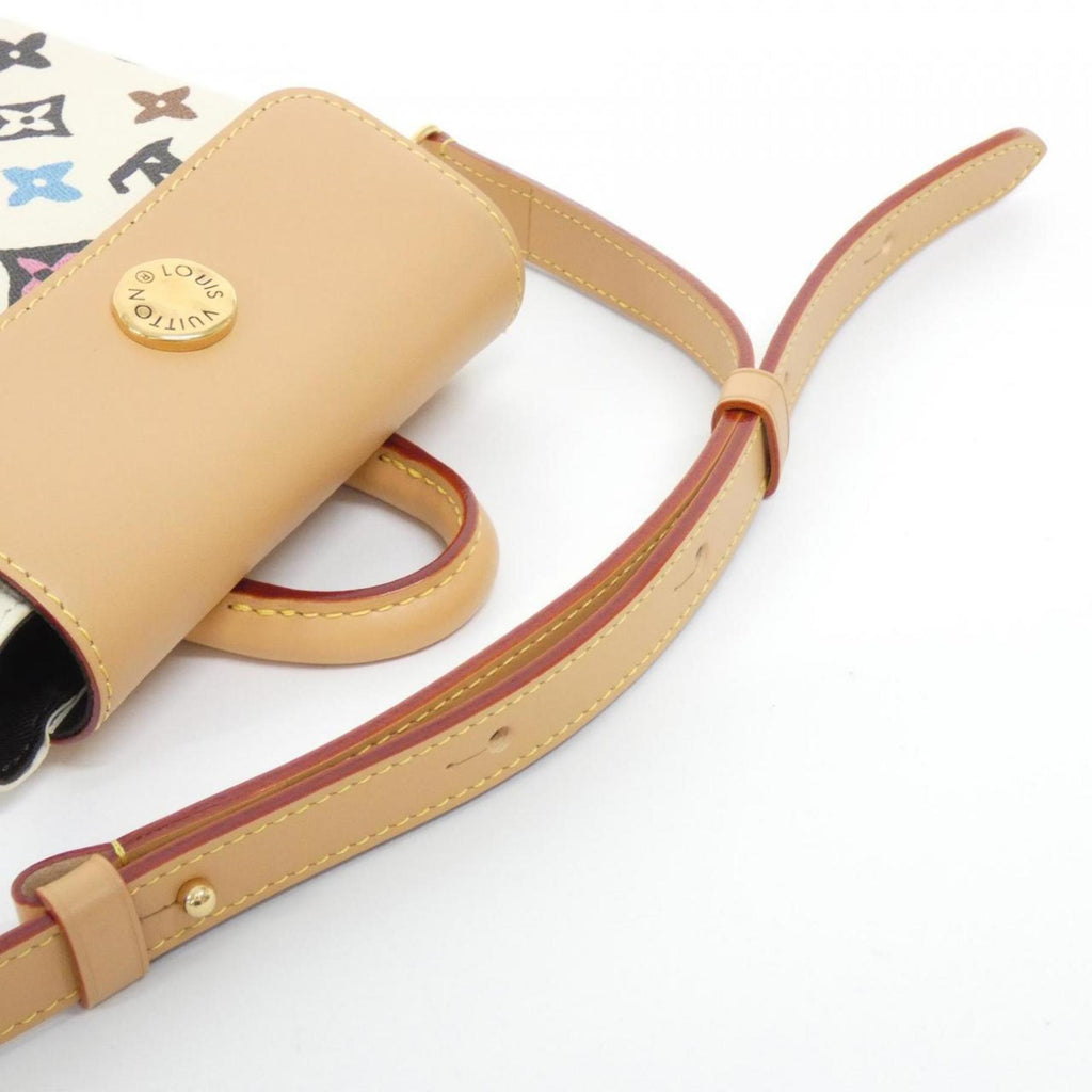 Louis Vuitton Gold Coated Canvas Shoulder Bag (Pre-Owned)