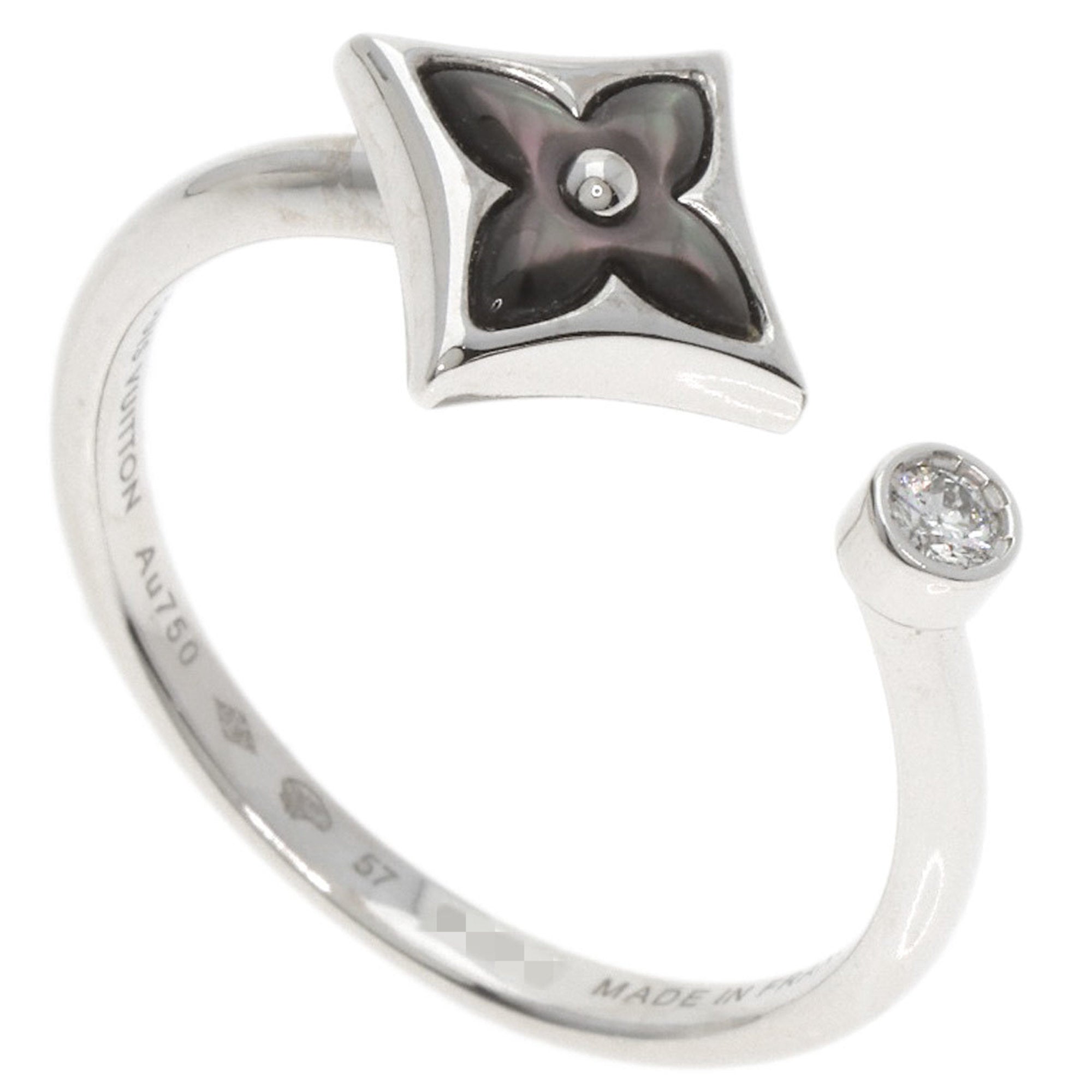 Louis Vuitton White Gold (18K) Band Ring (Pre-Owned)