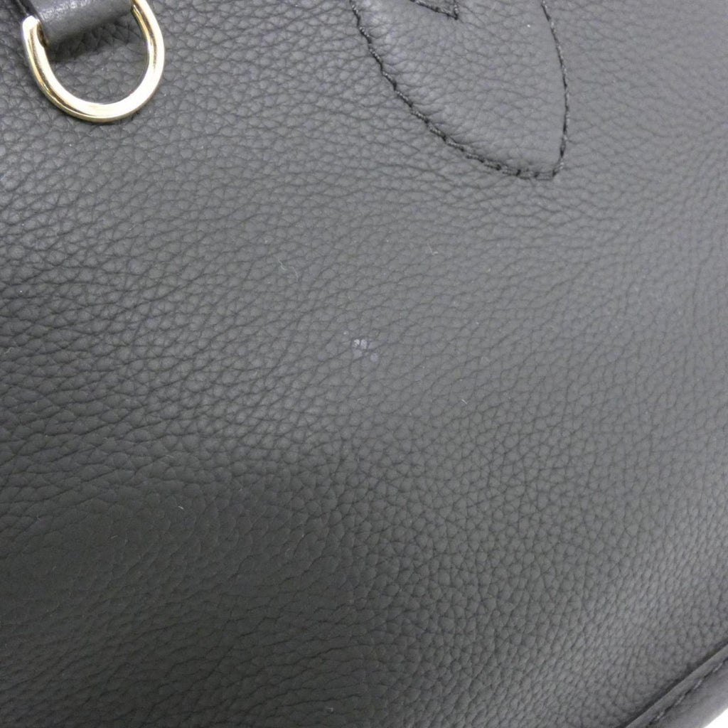 Louis Vuitton Black Marron Coated Canvas Leather Handbag (Pre-Owned)