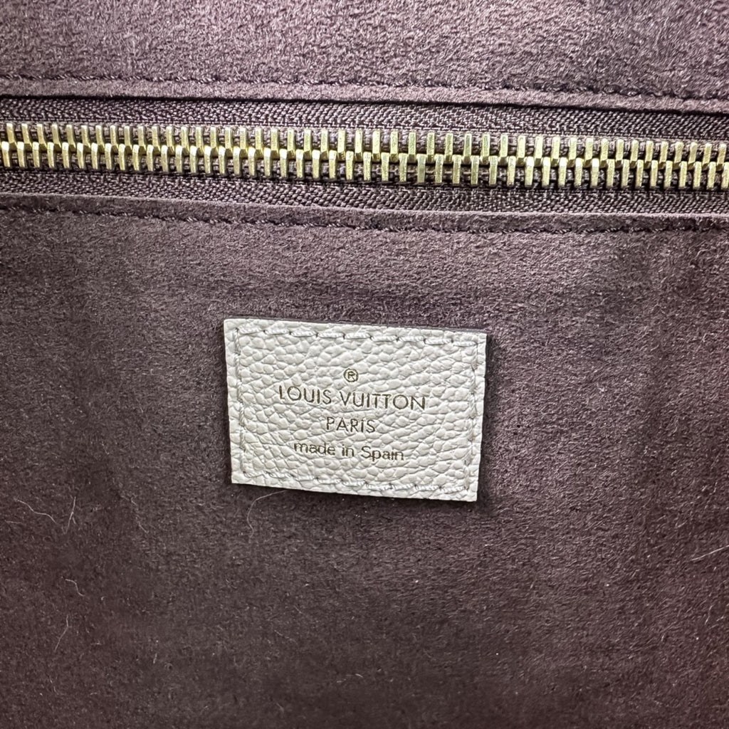 Louis Vuitton Cream Monogram Empreinte Tote Bag (Pre-Owned)