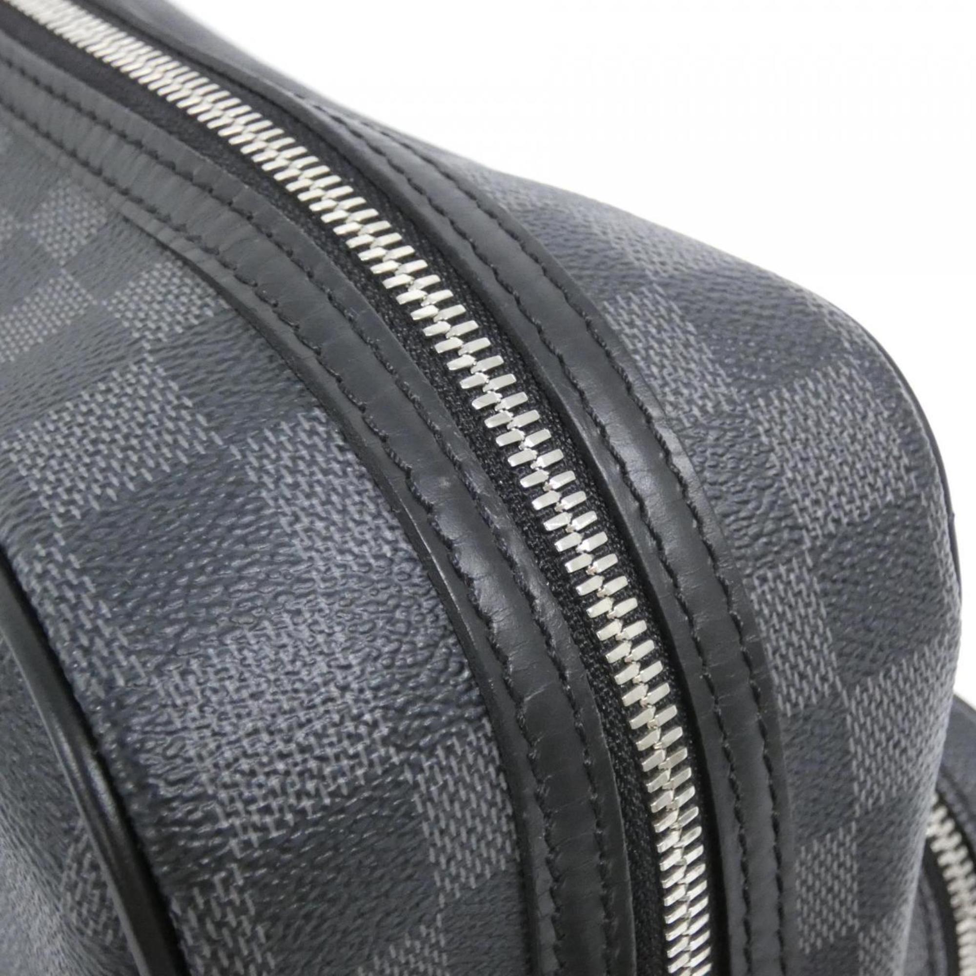 Louis Vuitton Graphite Coated Canvas Shoulder Bag (Pre-Owned)