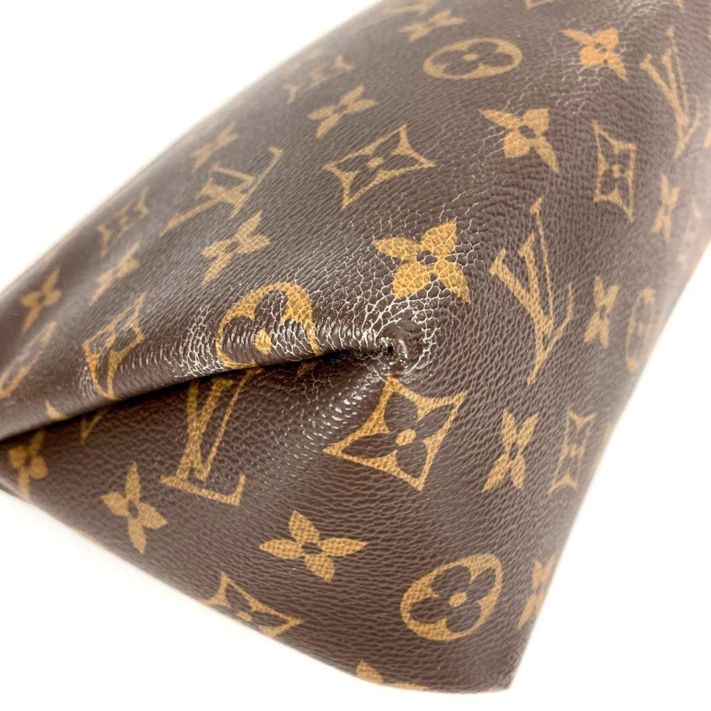 Louis Vuitton Black Brown Monogram Clutch Bag Pouch (Pre-Owned)