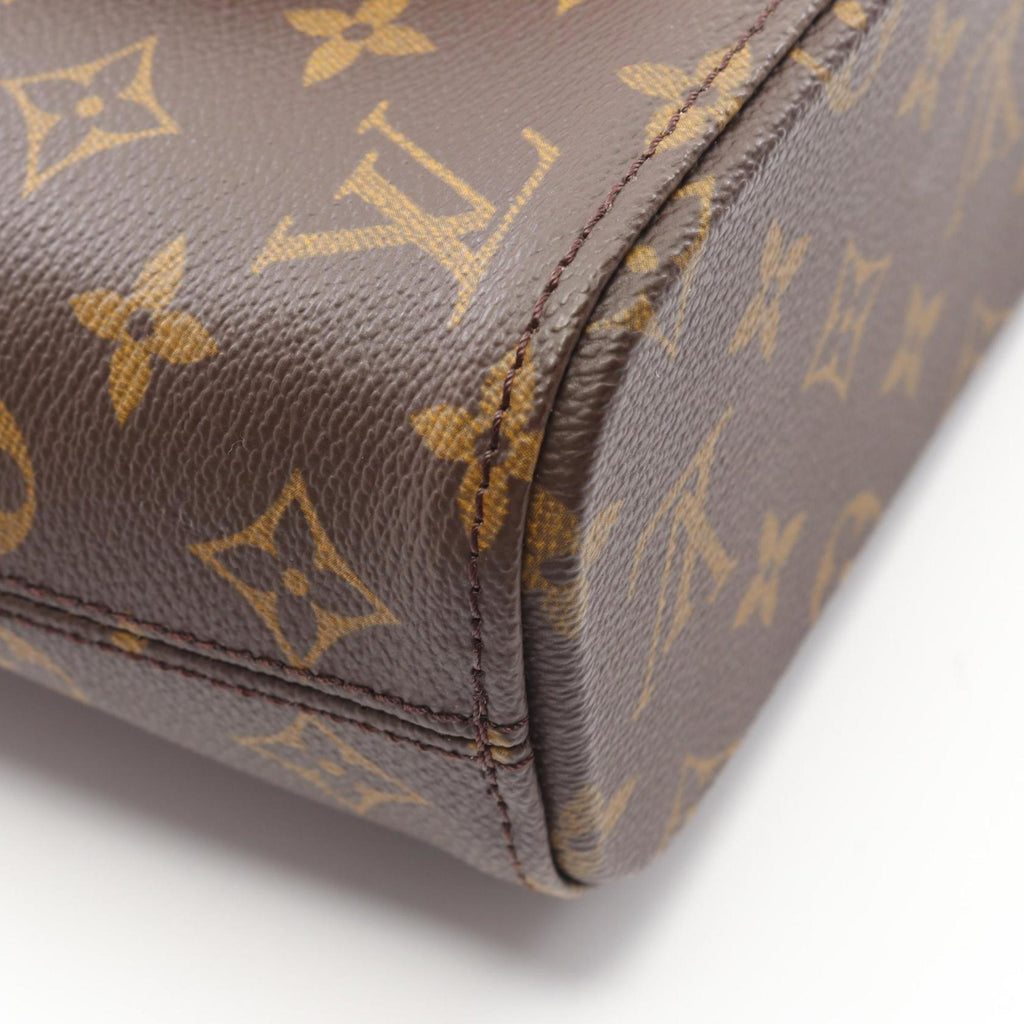 Louis Vuitton Brown Coated Canvas Leather Handbag (Pre-Owned)