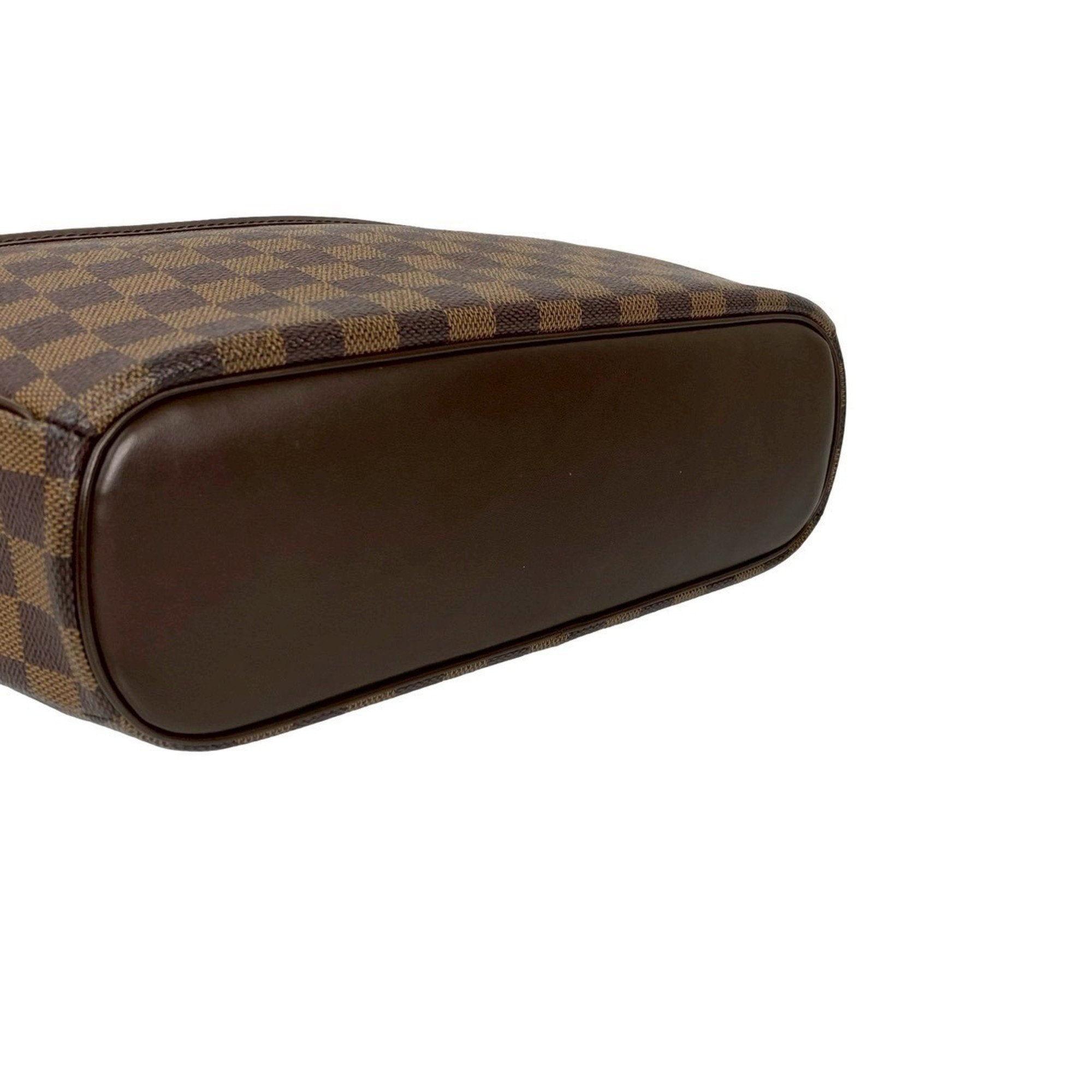 Louis Vuitton Brown Leather Pvc Boston Bag Handbag (Pre-Owned)