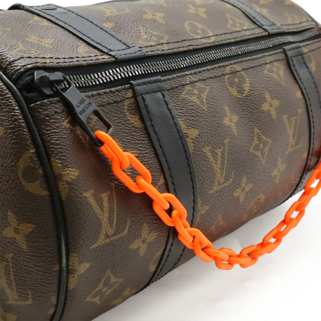 Louis Vuitton Black Brown Monogram Orange Monogram Shoulder Bag (Pre-Owned)