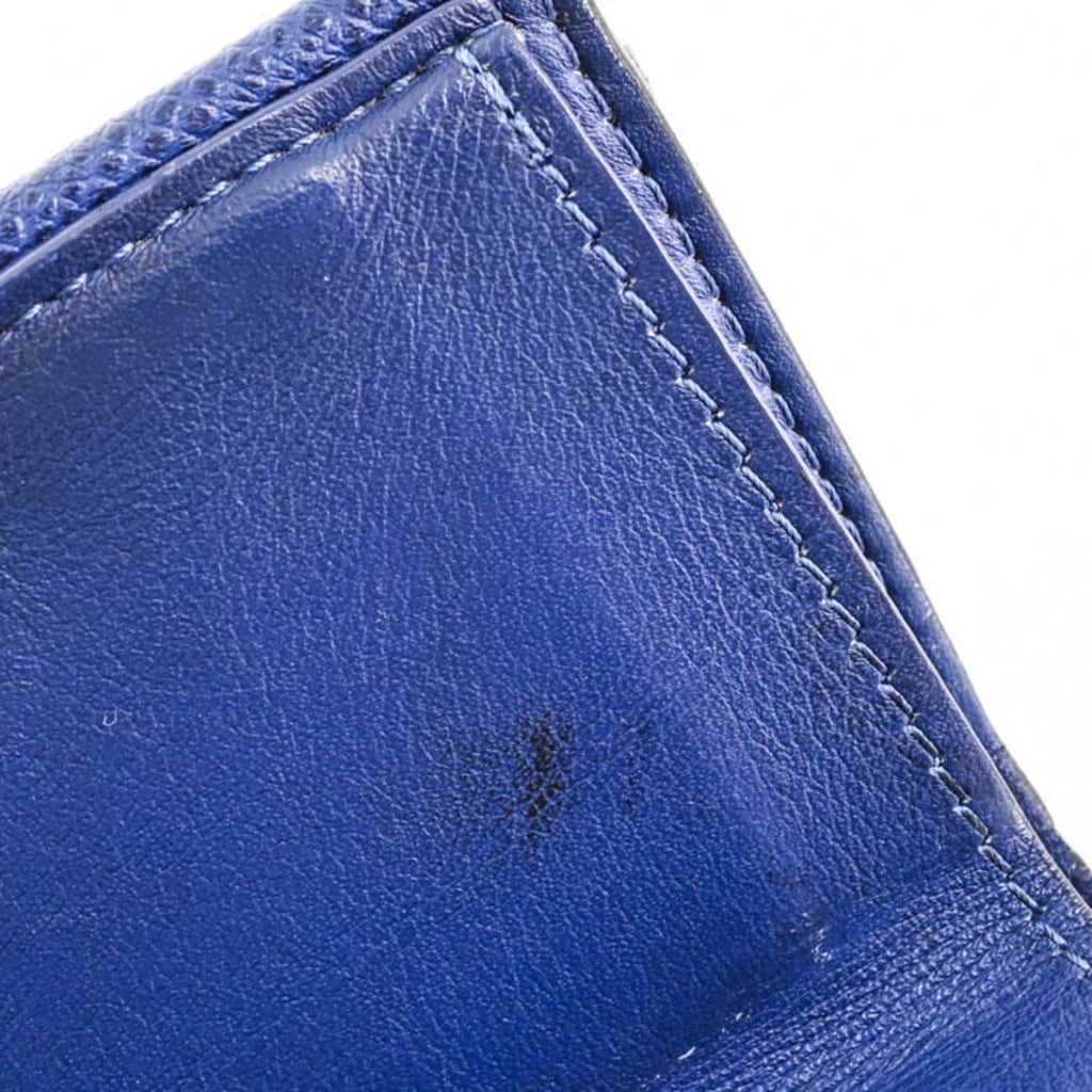 Louis Vuitton Blue Taigarama Wallet (Tri-Fold) (Pre-Owned)