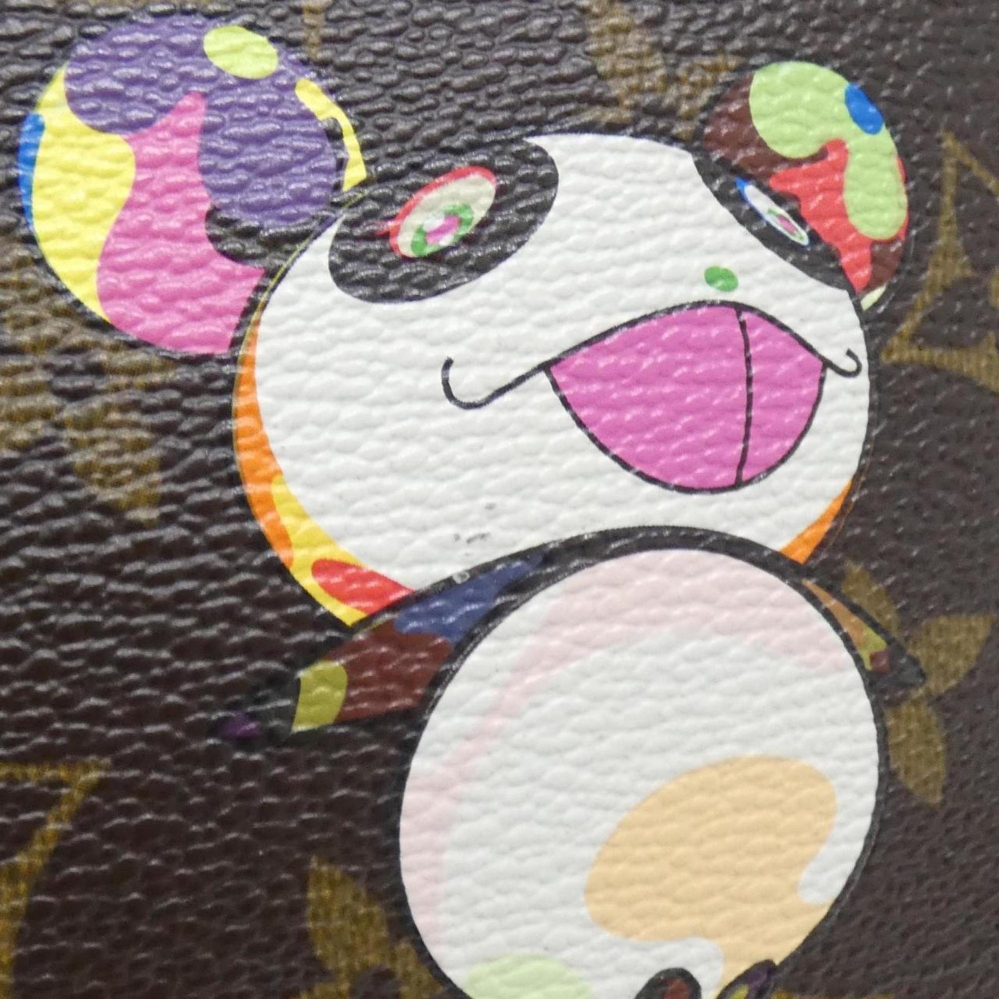 Louis Vuitton Brown Monogram Panda Coated Canvas Pochette Pouch (Pre-Owned)