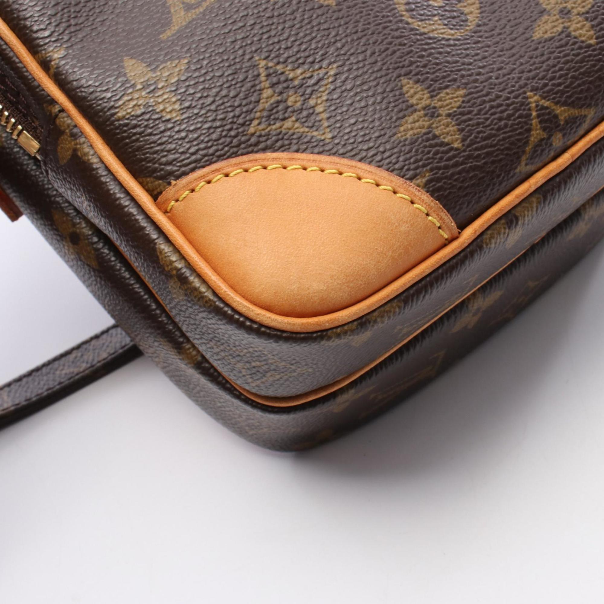 Louis Vuitton Brown Monogram Coated Canvas Shoulder Bag (Pre-Owned)