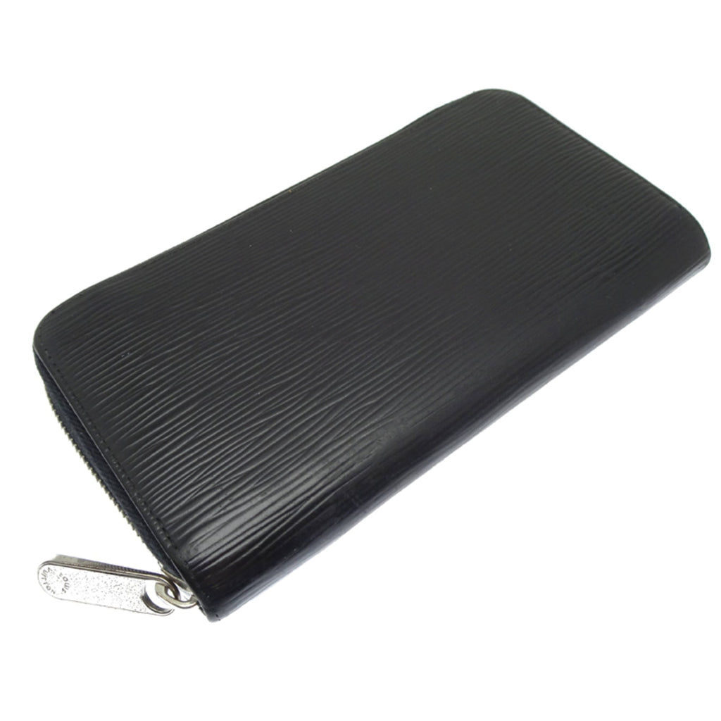Louis Vuitton Black Noir Epi Leather Long Wallet (Bi-Fold) (Pre-Owned)