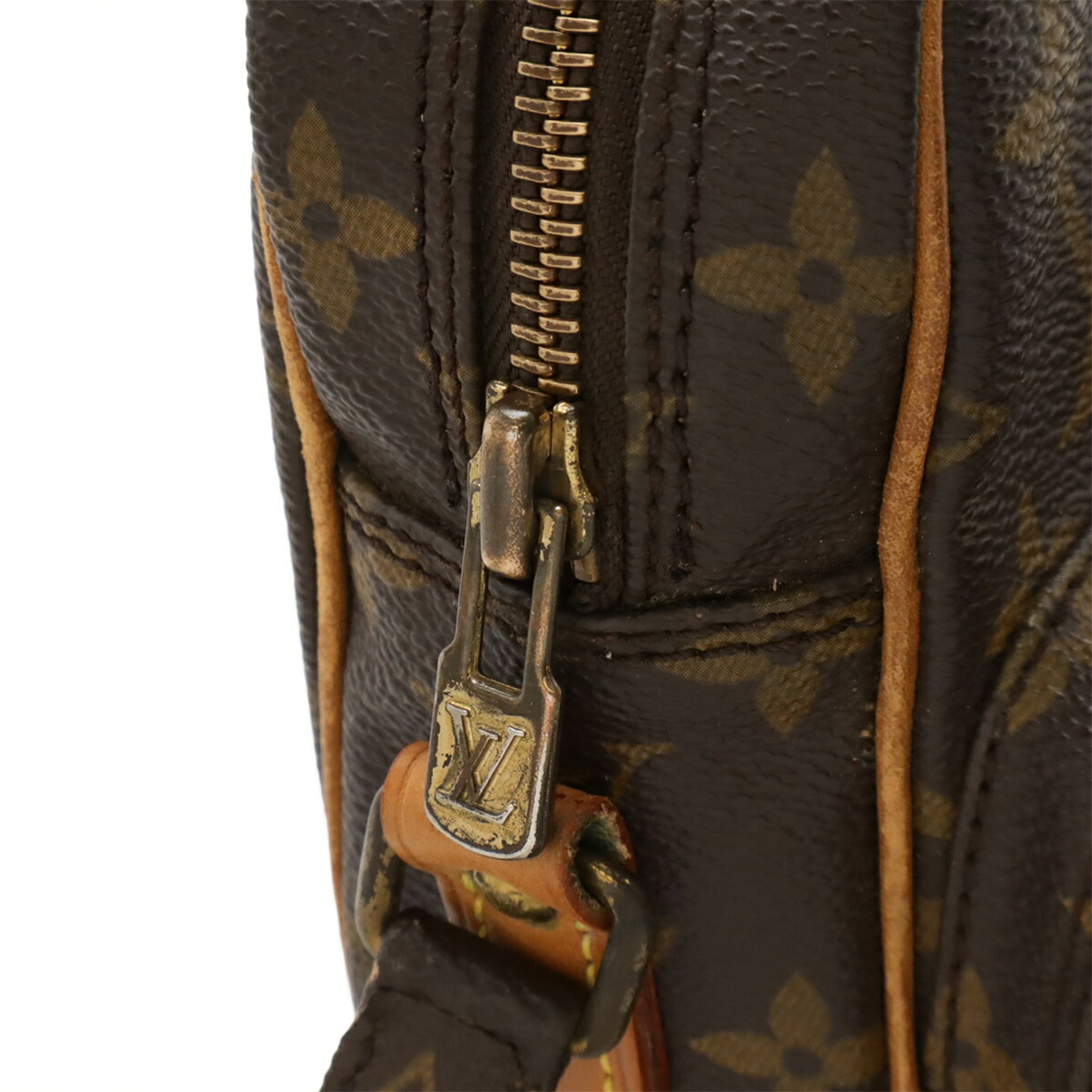 Louis Vuitton Brown Coated Canvas Pochette Shoulder Bag (Pre-Owned)