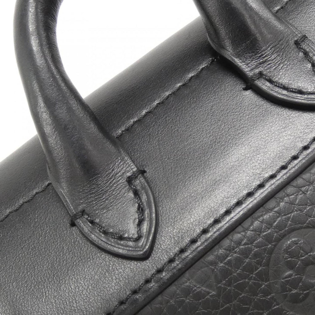 Louis Vuitton Black Leather Shoulder Bag (Pre-Owned)