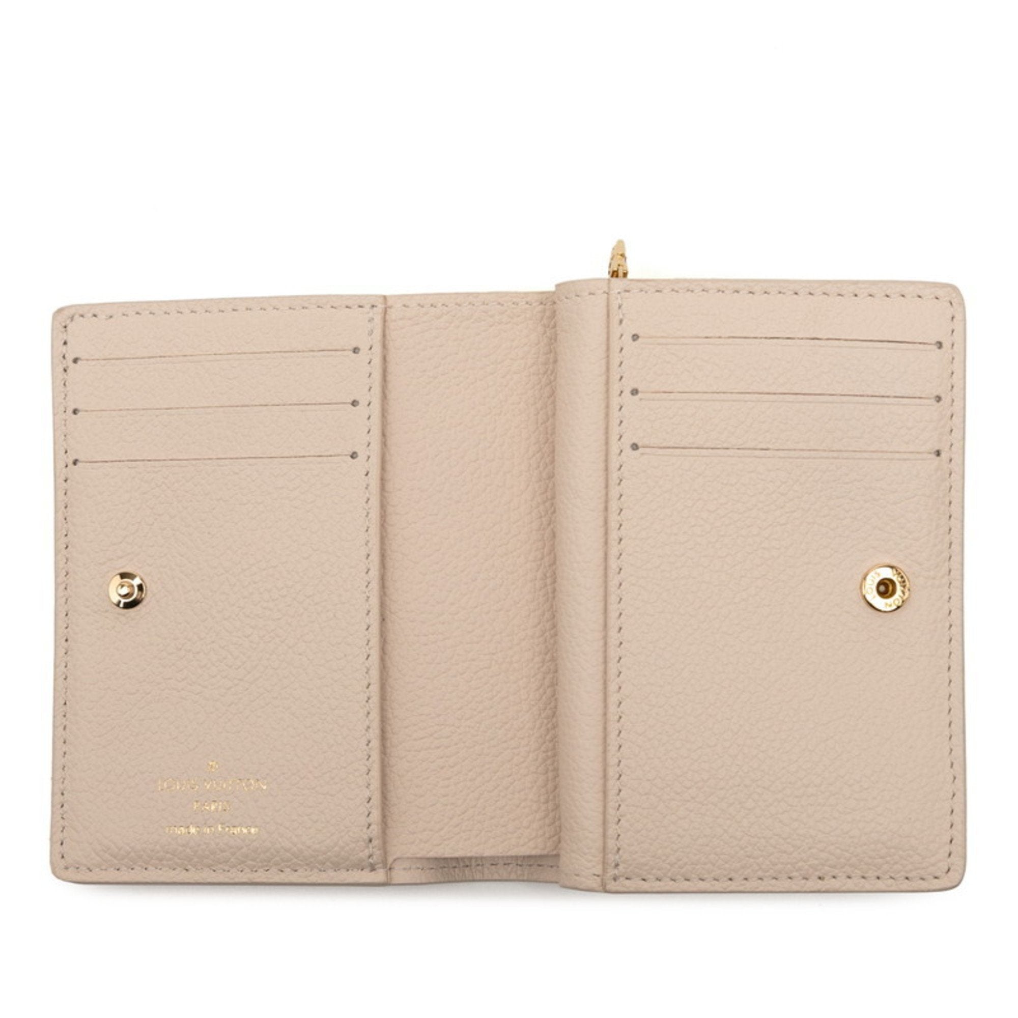 Louis Vuitton Beige Leather Wallet (Bi-Fold) (Pre-Owned)