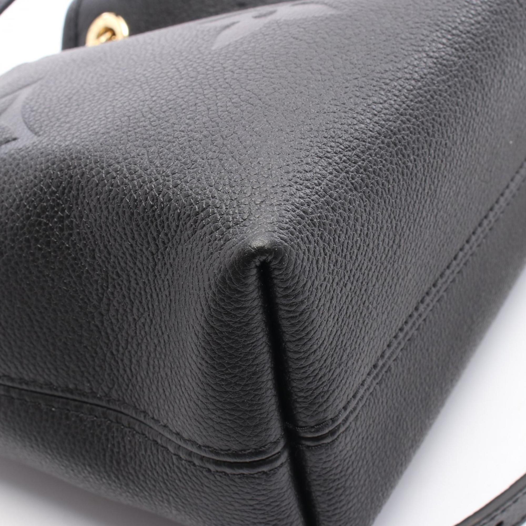 Louis Vuitton Black Noir Monogram Empreinte Handbag (Pre-Owned)