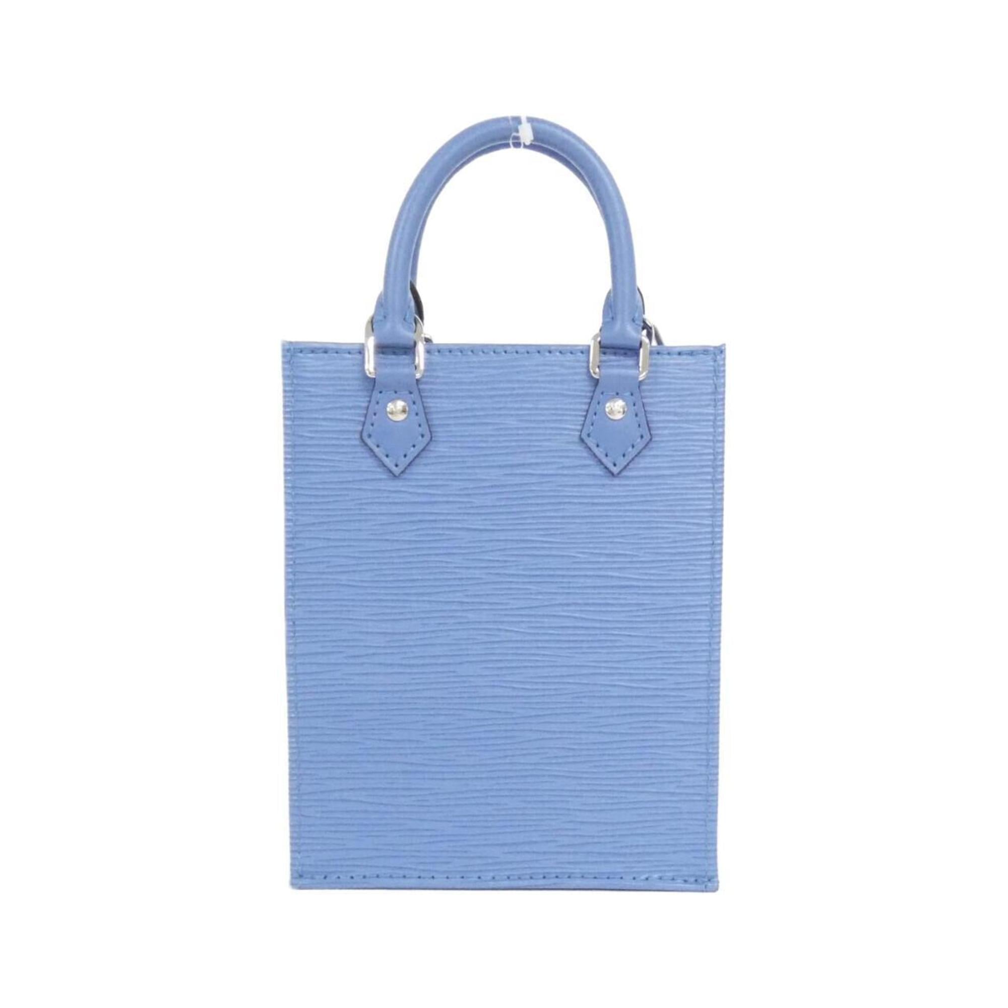 Louis Vuitton Epi Blue Light Blue Leather Handbag (Pre-Owned)