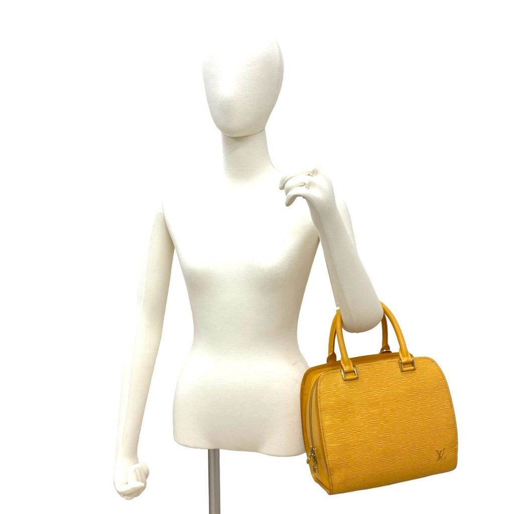 Louis Vuitton Yellow Epi Leather Handbag (Pre-Owned)