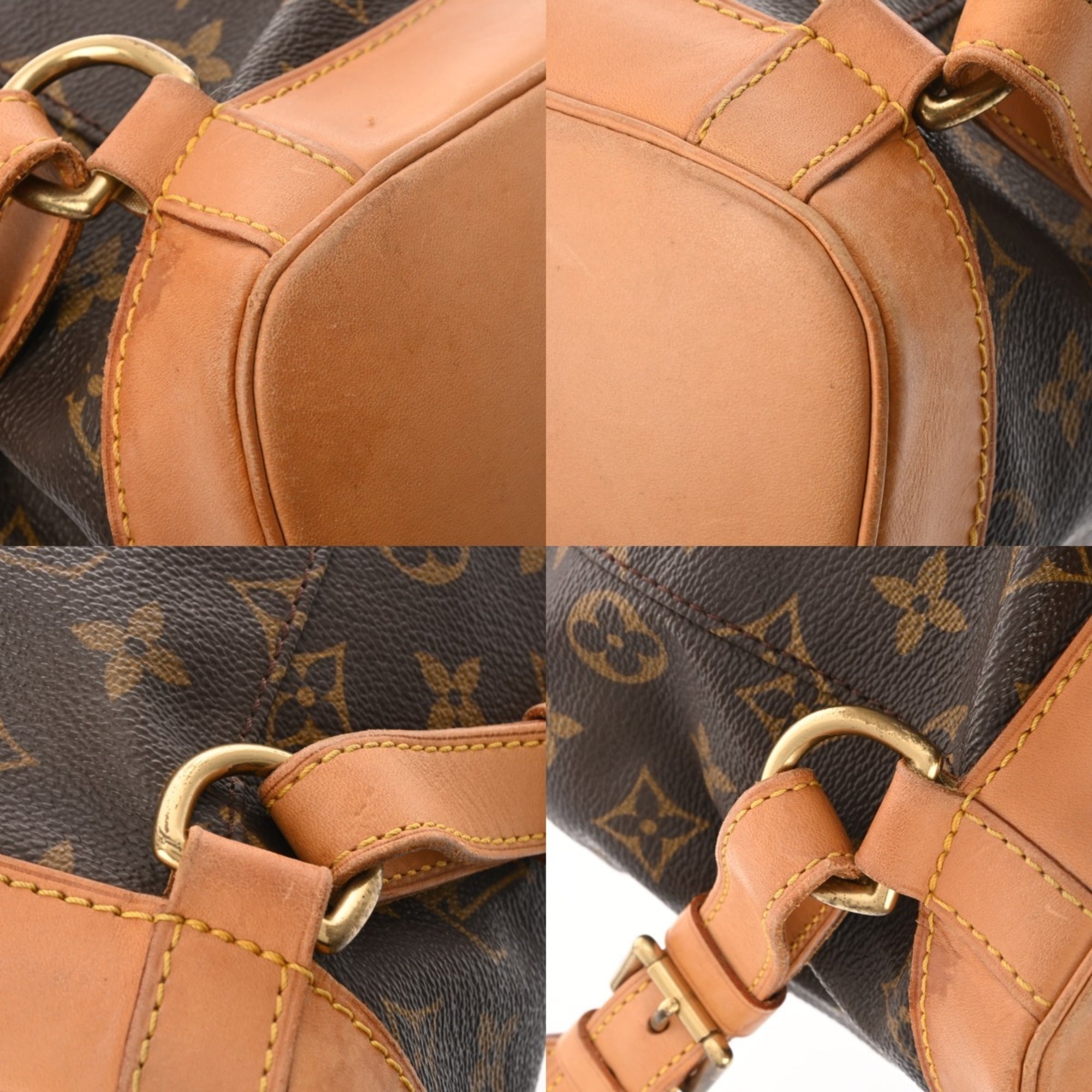 Louis Vuitton Brown Monogram Canvas Backpack (Pre-Owned)