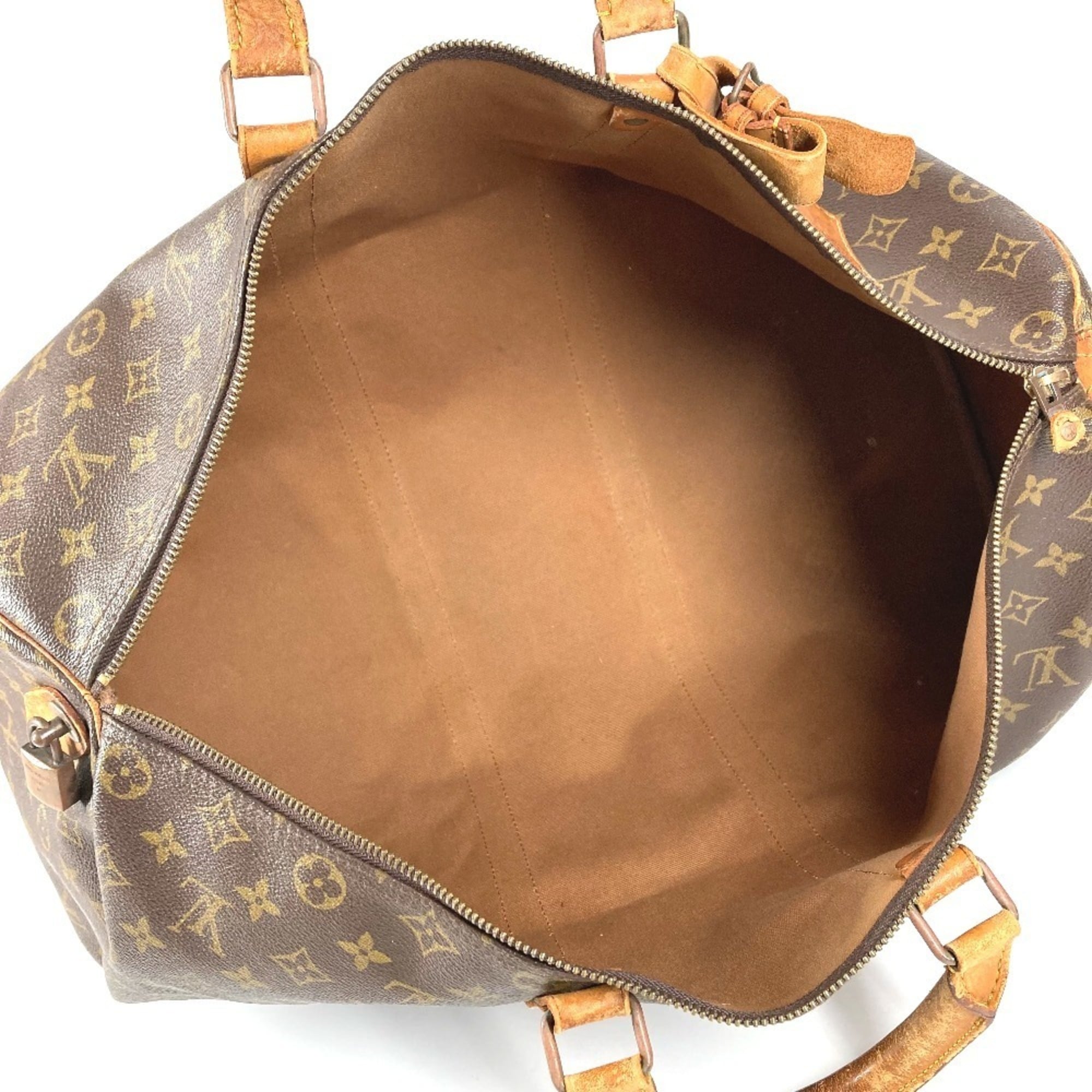 Louis Vuitton Brown Monogram Monogram Boston Bag Handbag (Pre-Owned)