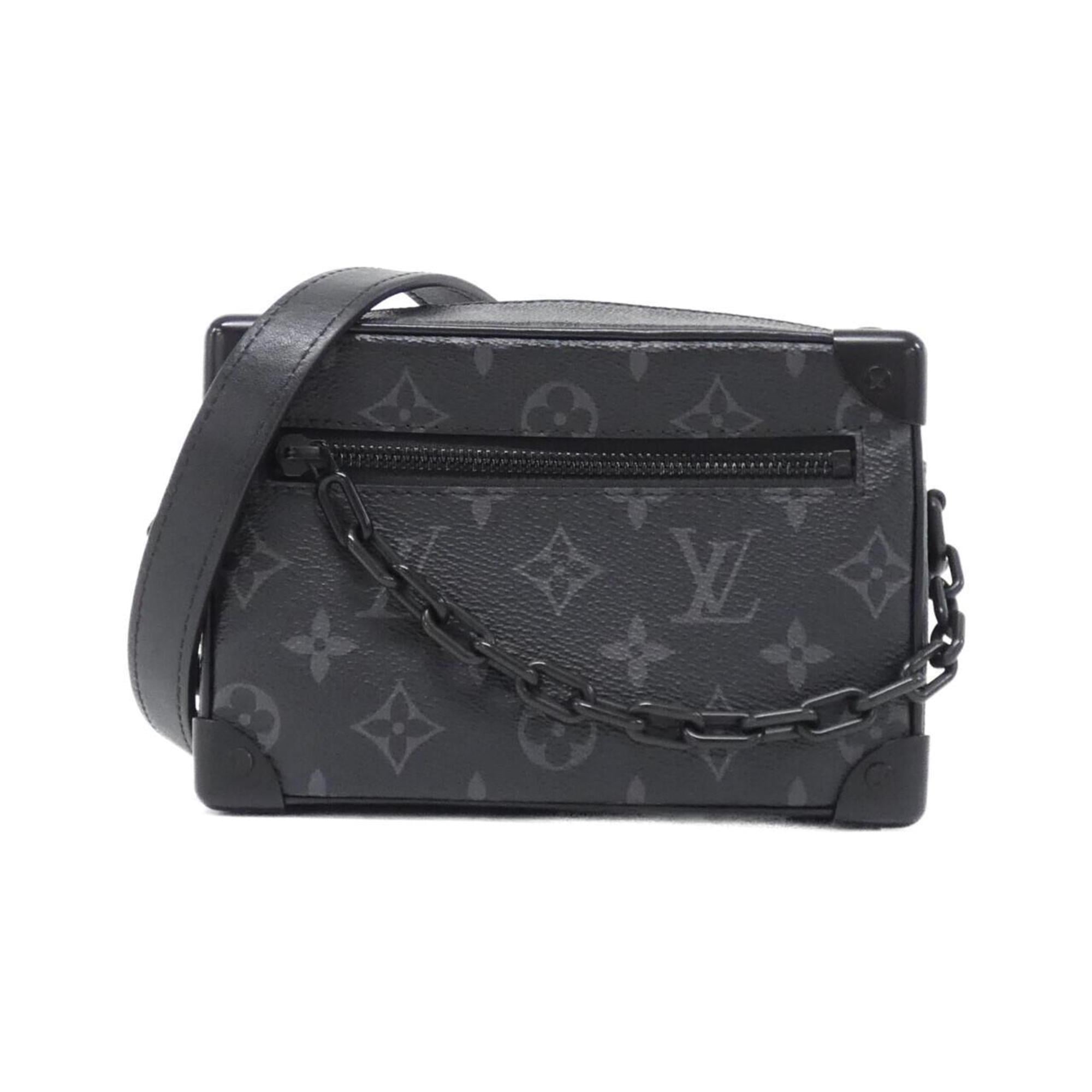 Louis Vuitton Black Coated Canvas Shoulder Bag (Pre-Owned)