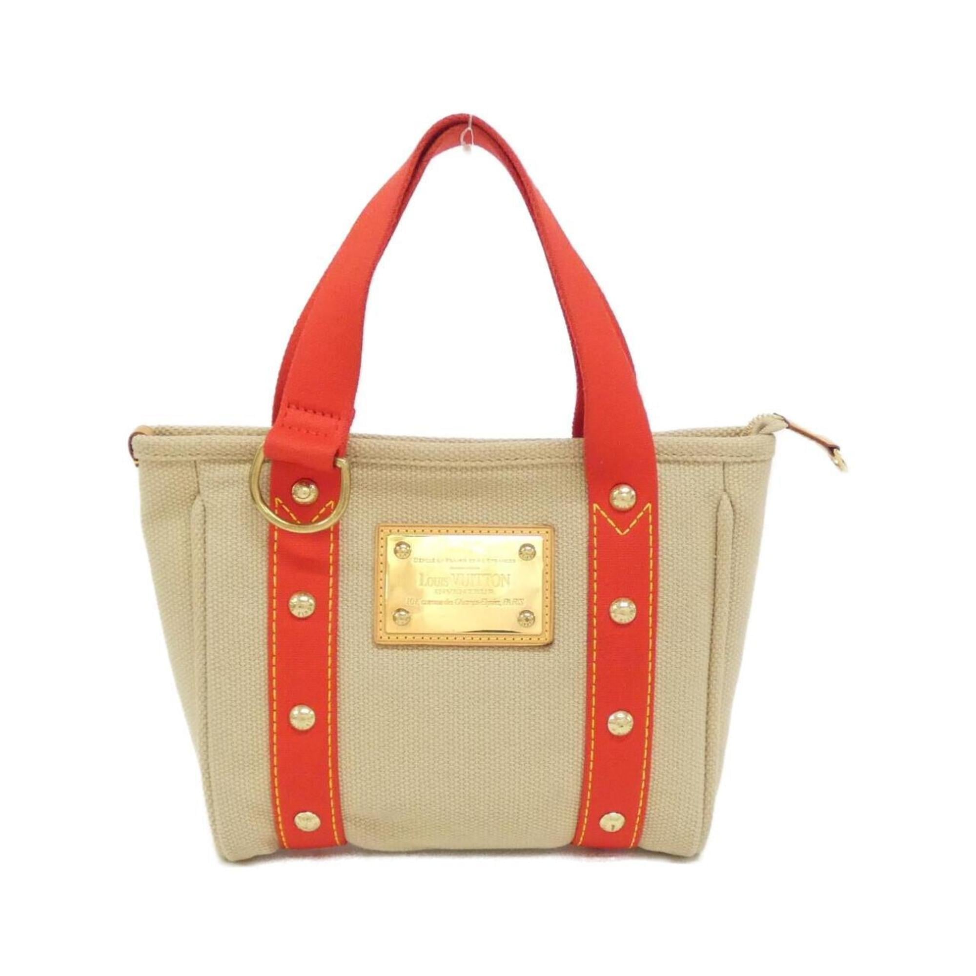 Louis Vuitton Beige Canvas Handbag (Pre-Owned)