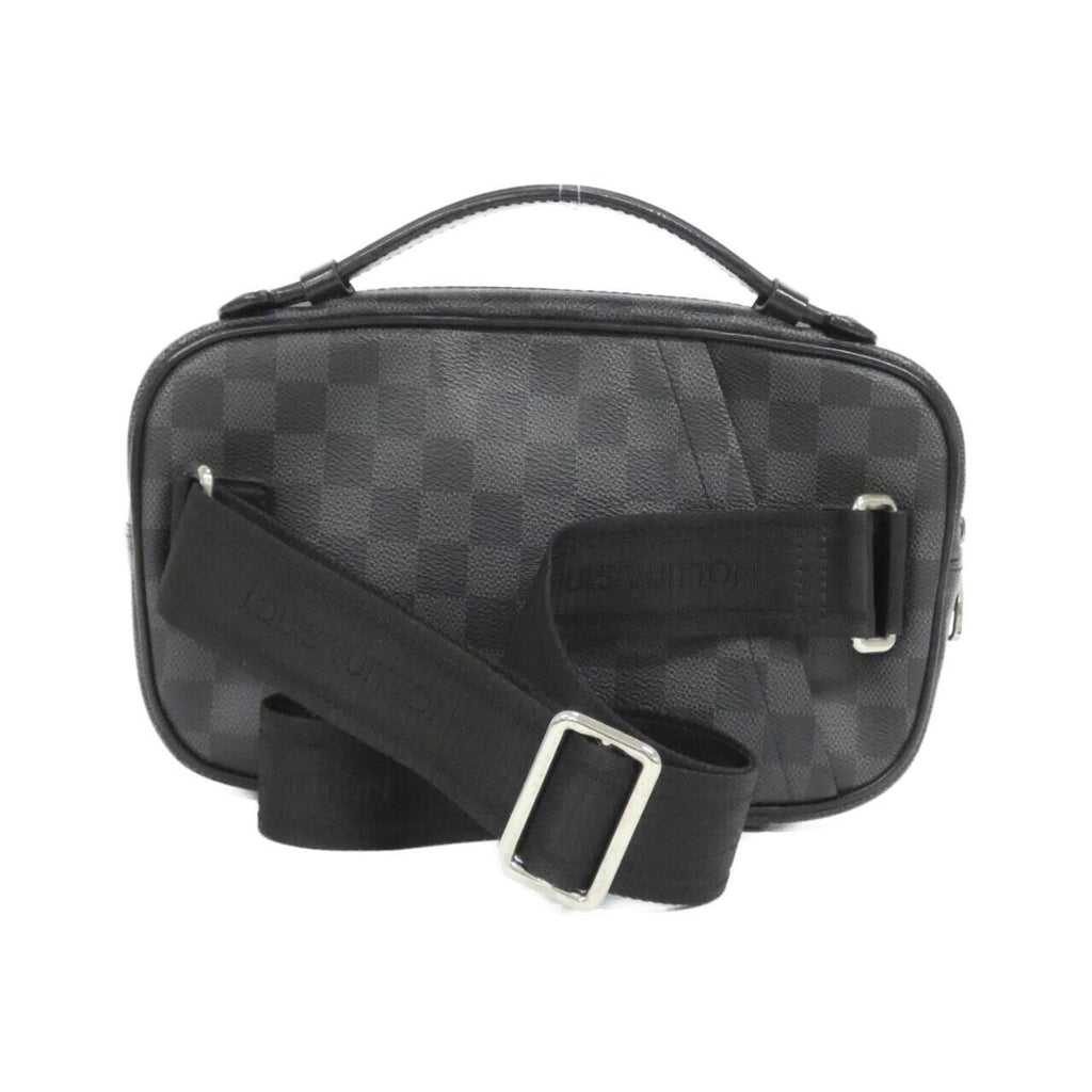 Louis Vuitton Black Graphite Coated Canvas Shoulder Bag (Pre-Owned)
