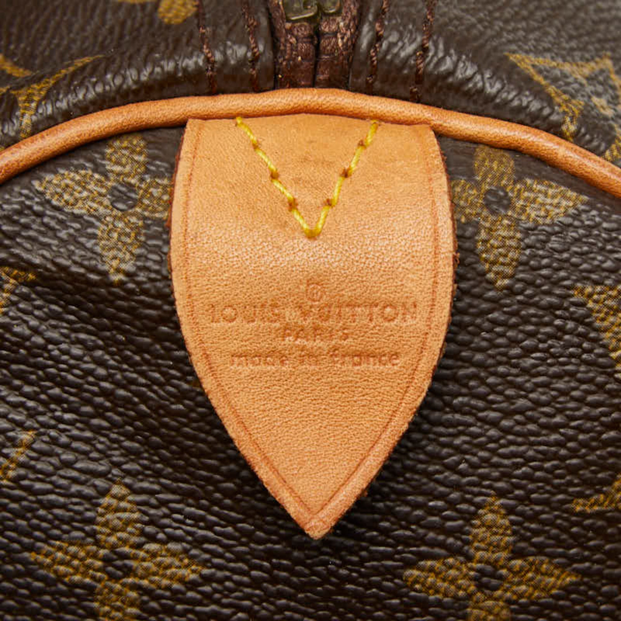 Louis Vuitton Brown Pvc Leather Boston Bag Handbag (Pre-Owned)