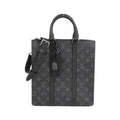Louis Vuitton Black Coated Canvas Handbag (Pre-Owned)