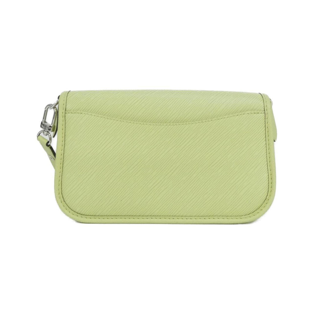 Louis Vuitton Green Leather Shoulder Bag (Pre-Owned)