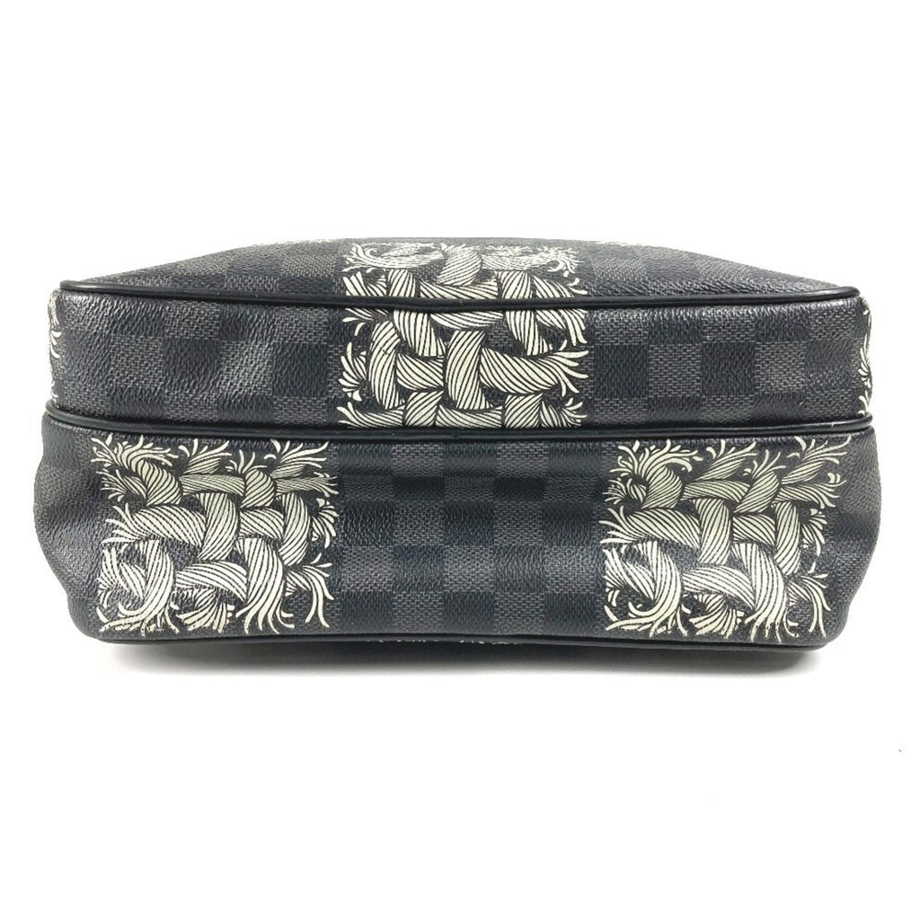 Louis Vuitton Black Damier Graphite Shoulder Bag (Pre-Owned)
