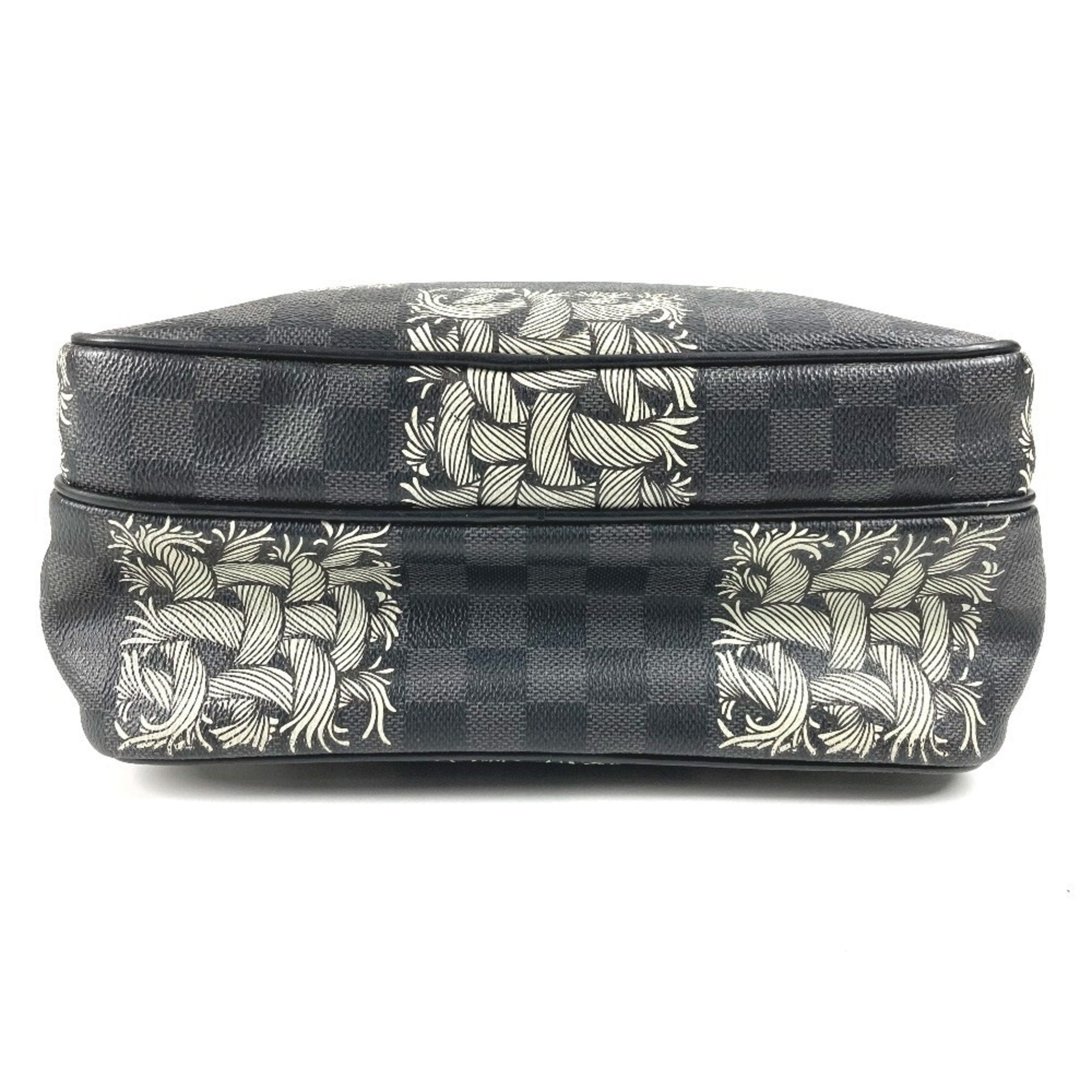 Louis Vuitton Black Damier Graphite Shoulder Bag (Pre-Owned)