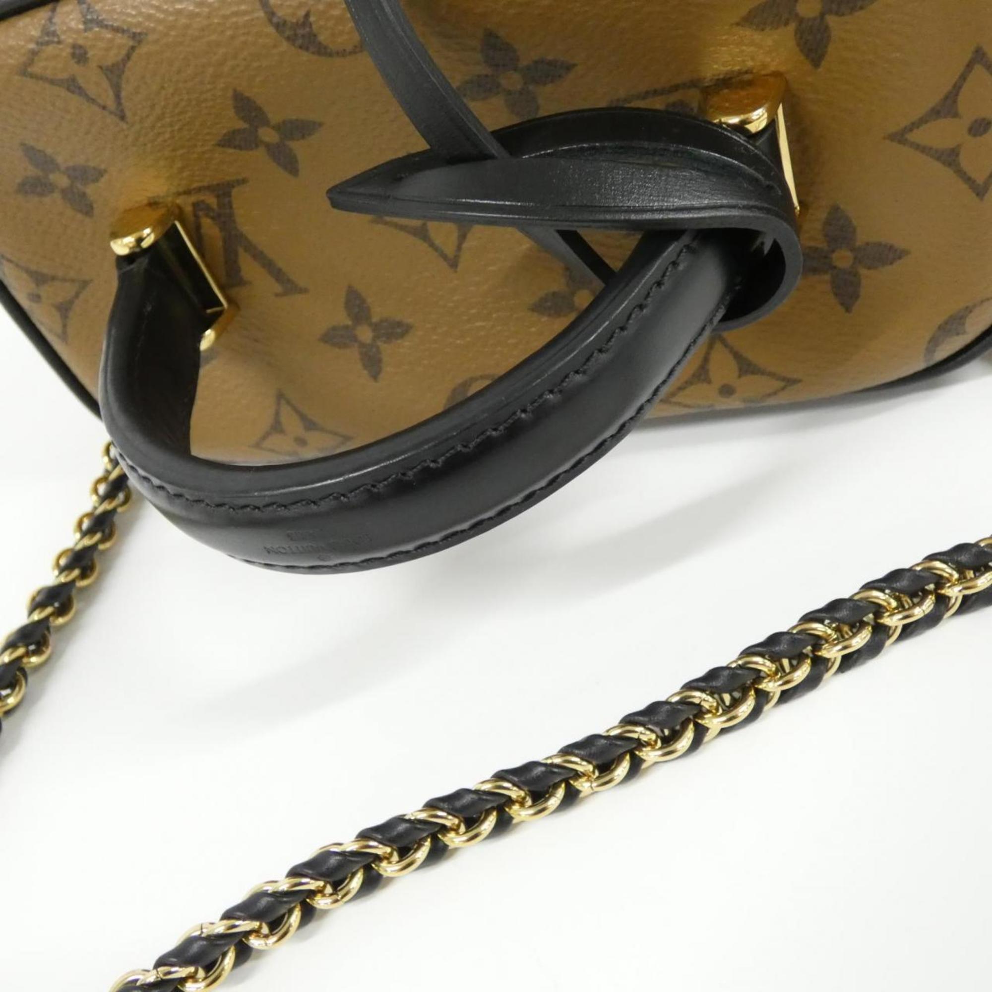 Louis Vuitton Marron Coated Canvas Handbag (Pre-Owned)