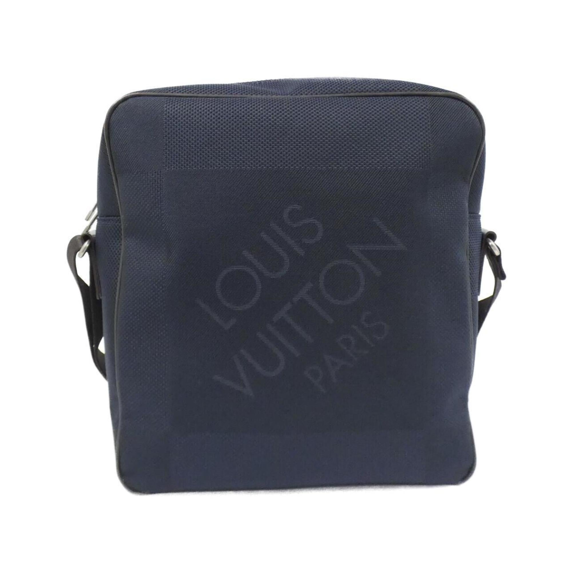 Louis Vuitton Blue Silver Canvas Shoulder Bag (Pre-Owned)