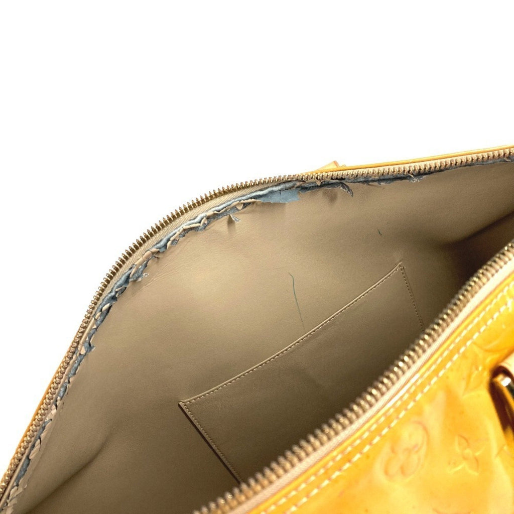 Louis Vuitton Beige Galle Monogram Vernis Boston Bag (Pre-Owned)