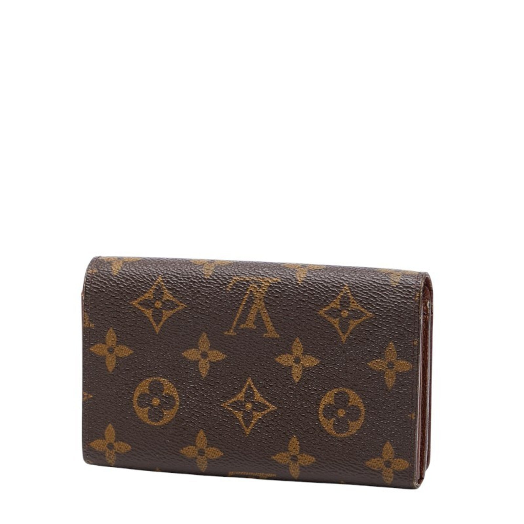 Louis Vuitton Brown Pvc Leather Wallet (Bi-Fold) (Pre-Owned)