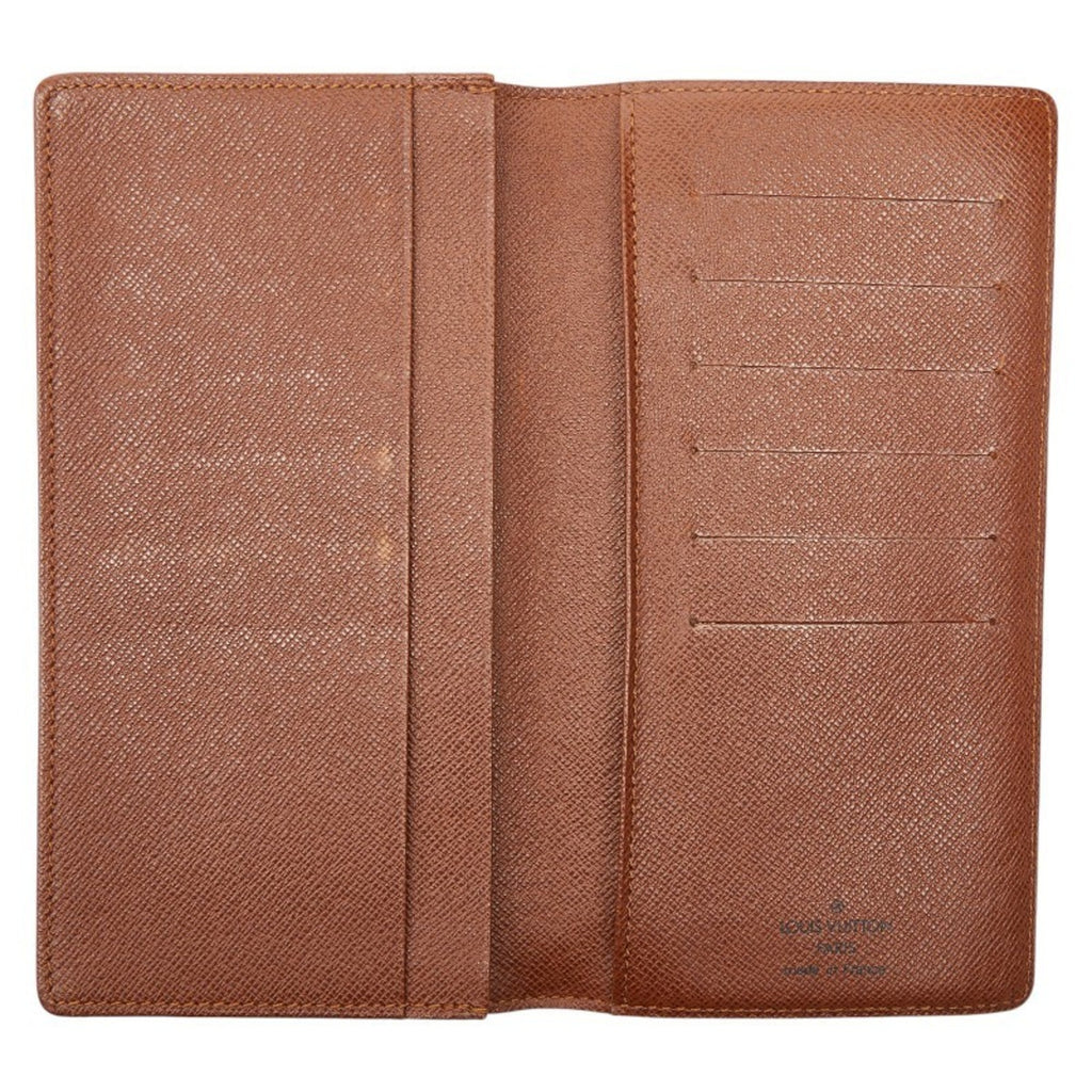 Louis Vuitton Brown Pvc Long Bill Wallet (Bi-Fold) (Pre-Owned)