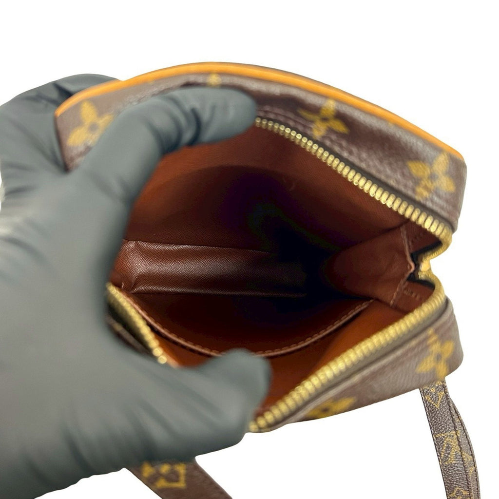 Louis Vuitton Brown Leather Pvc Pochette Shoulder Bag (Pre-Owned)