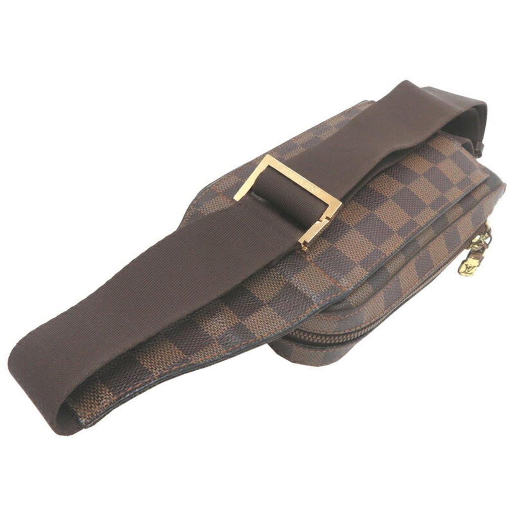 Louis Vuitton Damier Brown Damier Canvas Galle Leather Sling Bag (Pre-Owned)