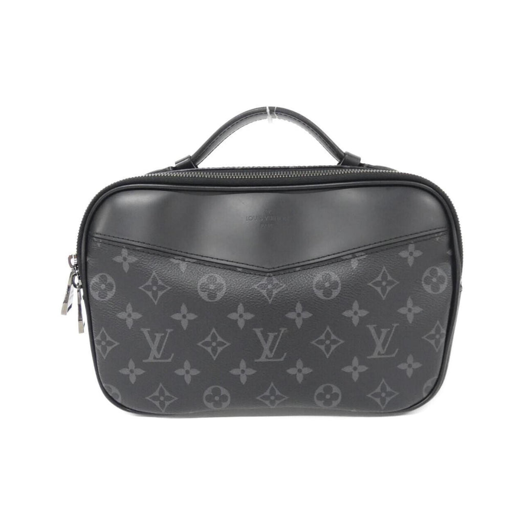 Louis Vuitton Black Coated Canvas Shoulder Bag (Pre-Owned)