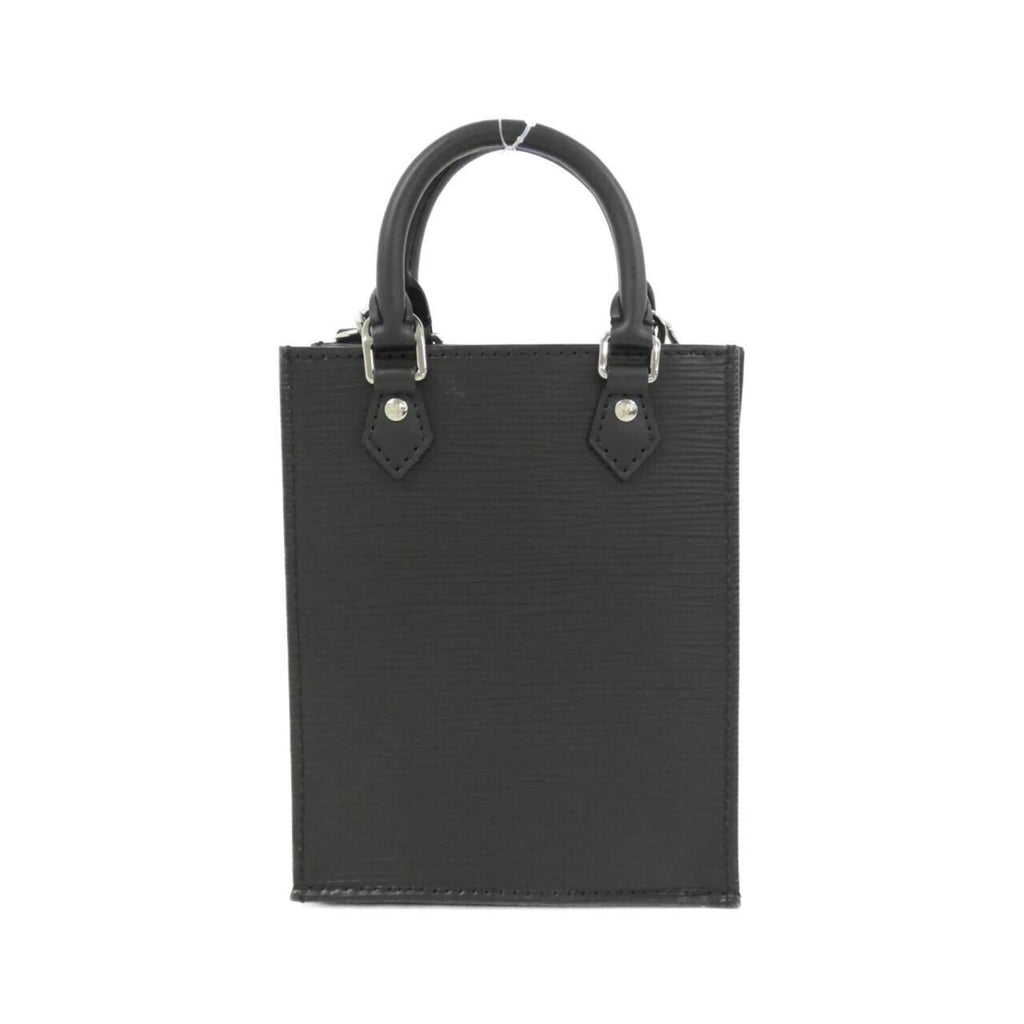 Louis Vuitton Black Leather Handbag (Pre-Owned)