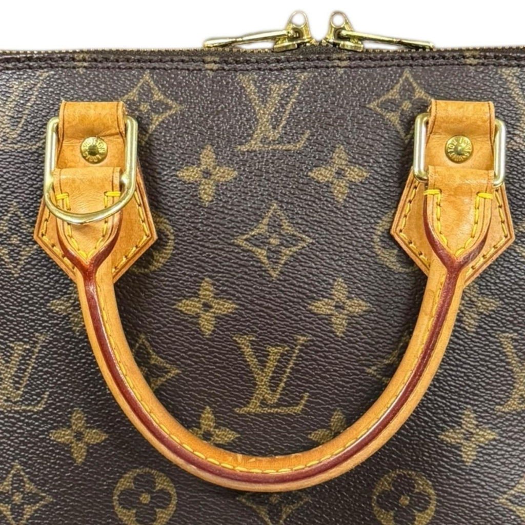 Louis Vuitton Brown Monogram Canvas Handbag (Pre-Owned)