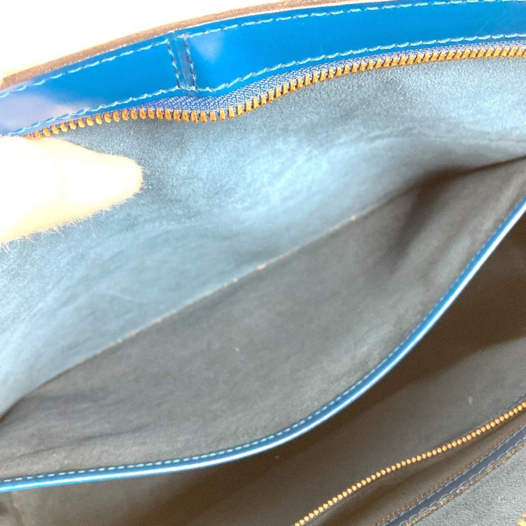 Louis Vuitton Blue Toledo Blue Epi Leather Shoulder Bag Tote Bag (Pre-Owned)