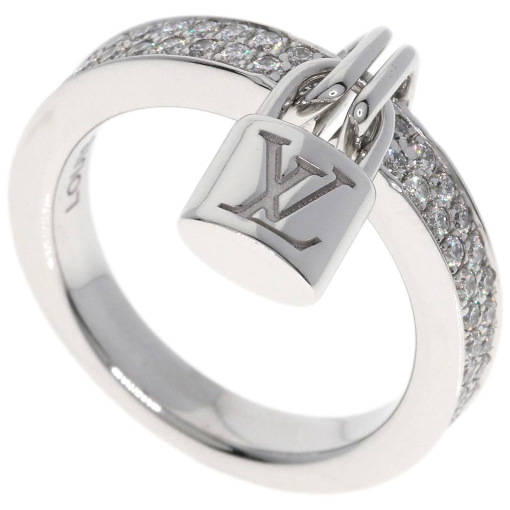 Louis Vuitton White Gold (18K) Band Ring (Pre-Owned)