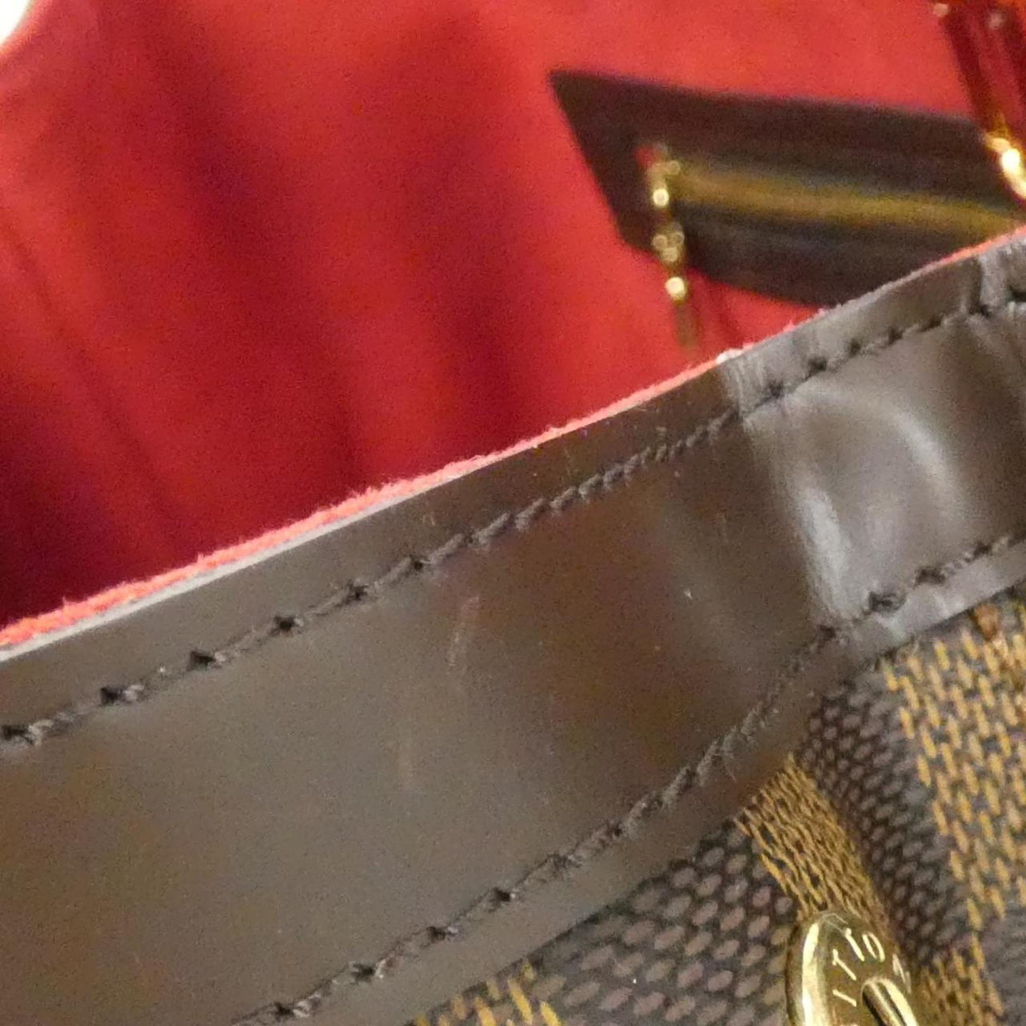 Louis Vuitton Brown Coated Canvas Handbag (Pre-Owned)