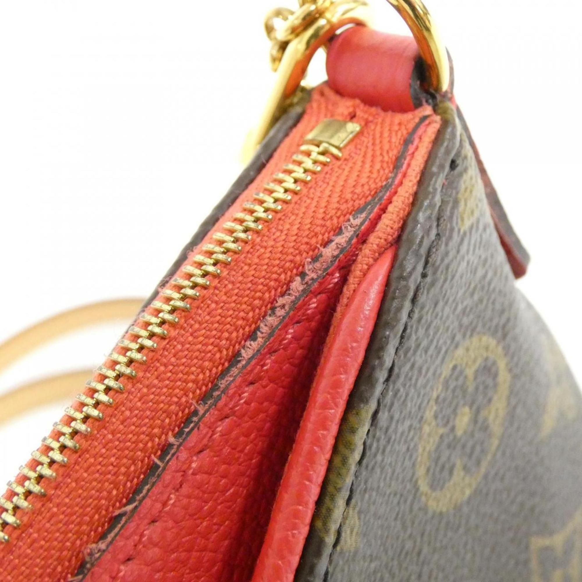 Louis Vuitton Cerise Marron Coated Canvas Shoulder Bag (Pre-Owned)