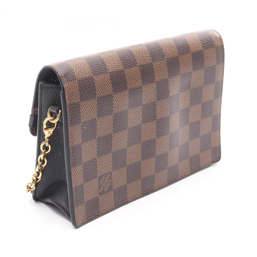 Louis Vuitton Brown Ebene Coated Canvas Shoulder Bag (Pre-Owned)