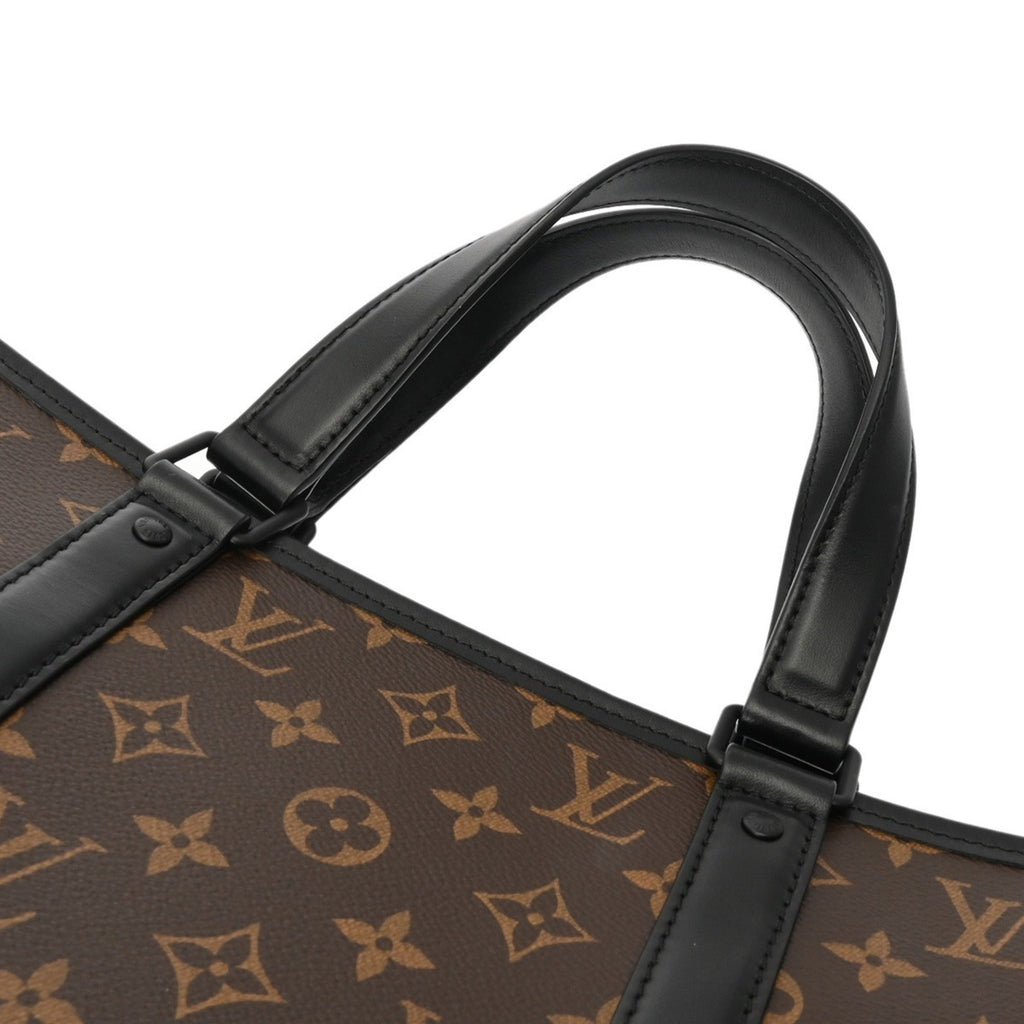 Louis Vuitton Monogram Macassar Brown Monogram Macassar Noir Tote Bag (Pre-Owned)