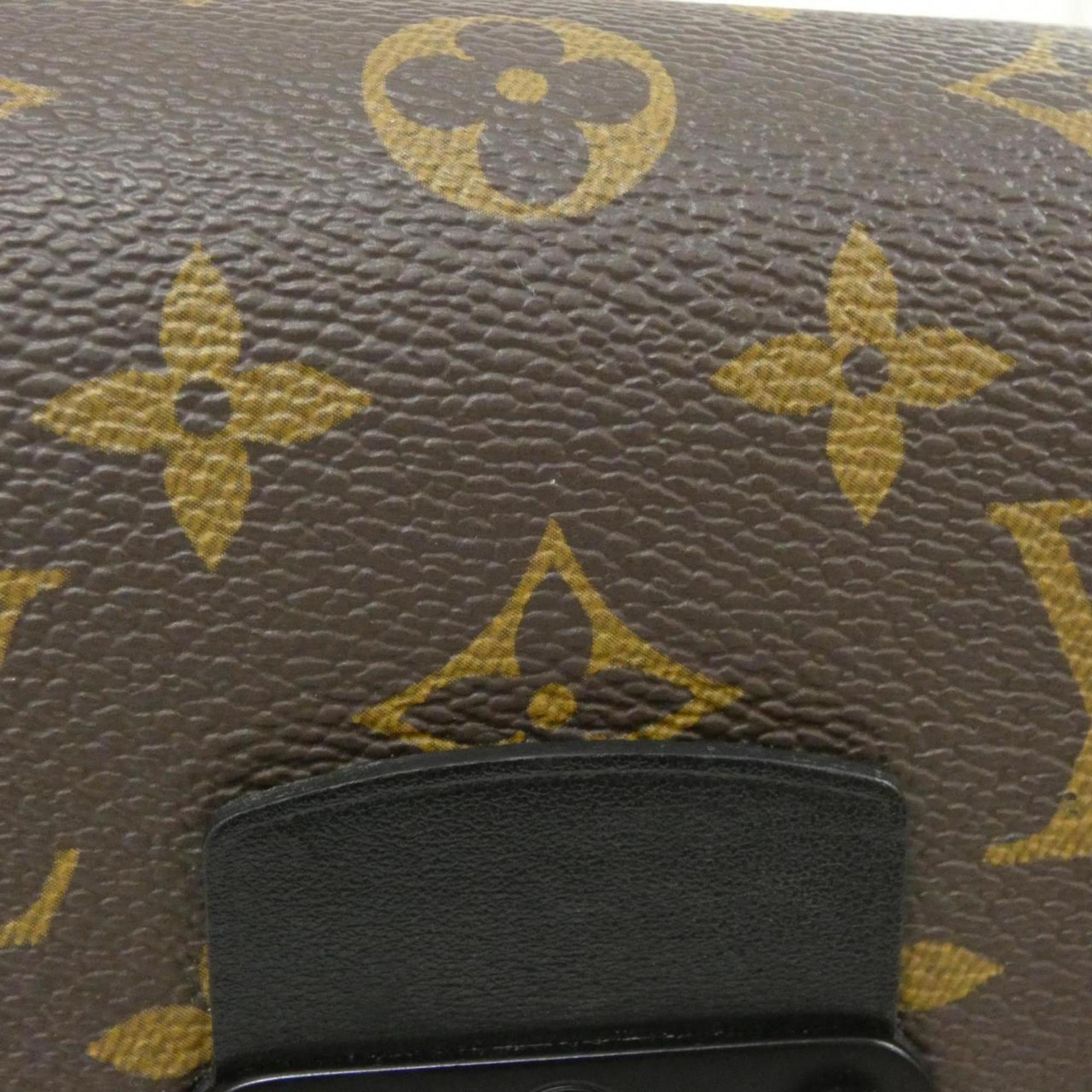 Louis Vuitton Black Marron Monogram Macassar Coated Canvas Shoulder Bag (Pre-Owned)