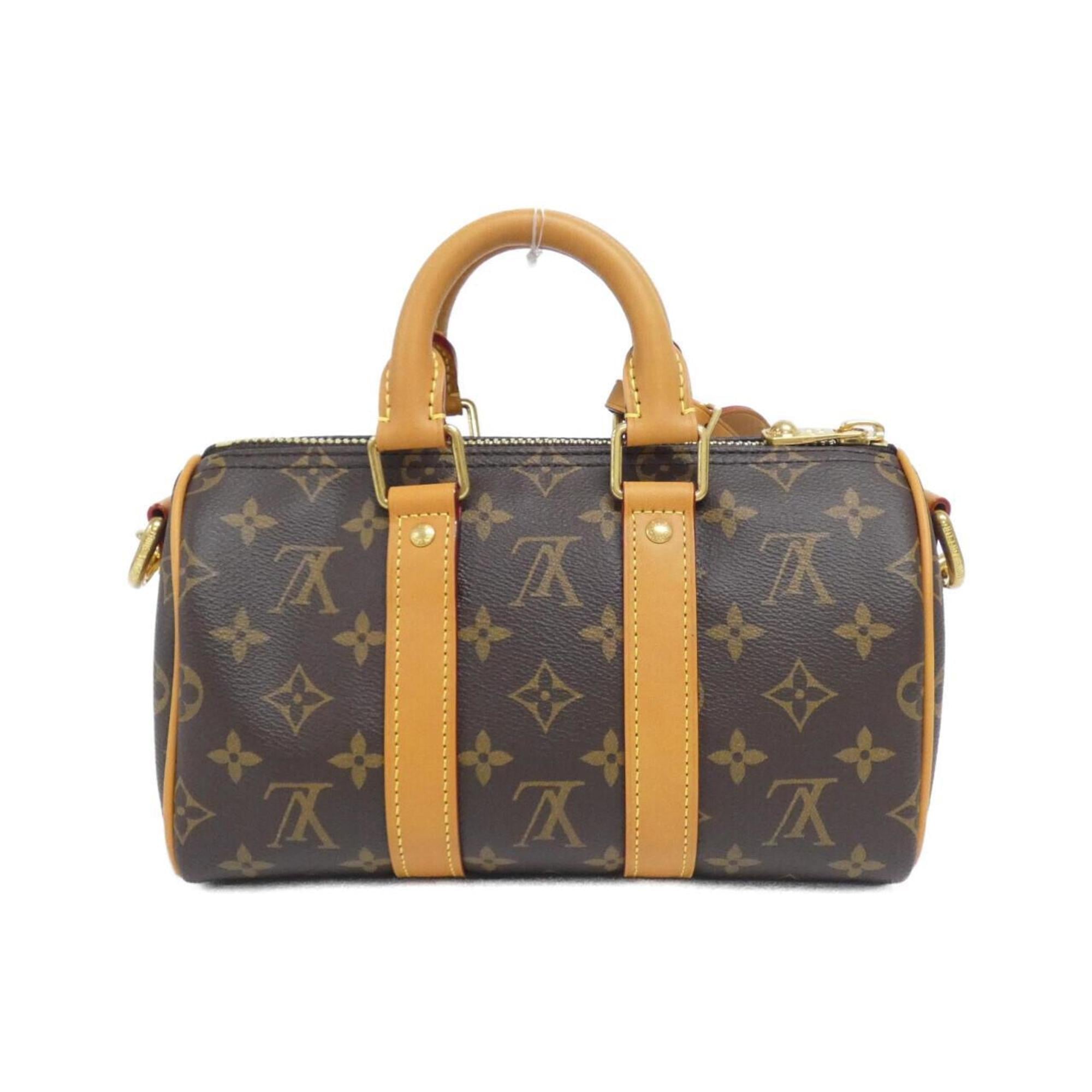 Louis Vuitton Marron Coated Canvas Boston Bag (Pre-Owned)