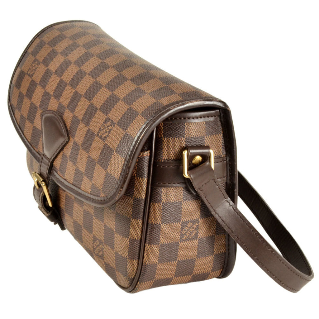 Louis Vuitton Brown Damier Canvas Ebene Damier Canvas Shoulder Bag (Pre-Owned)